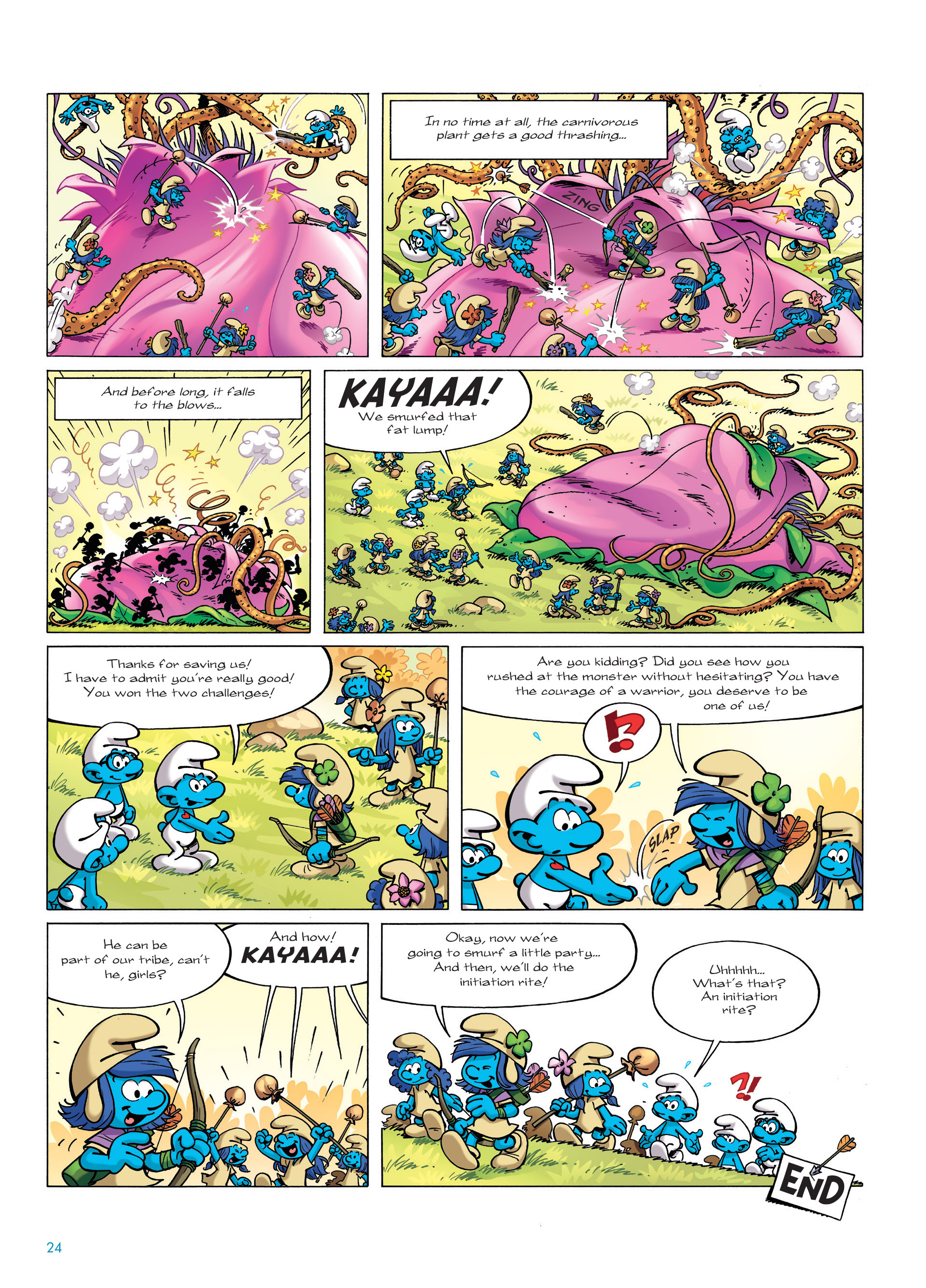 Read online Smurfs: The Village Behind The Wall comic -  Issue #1 - 24