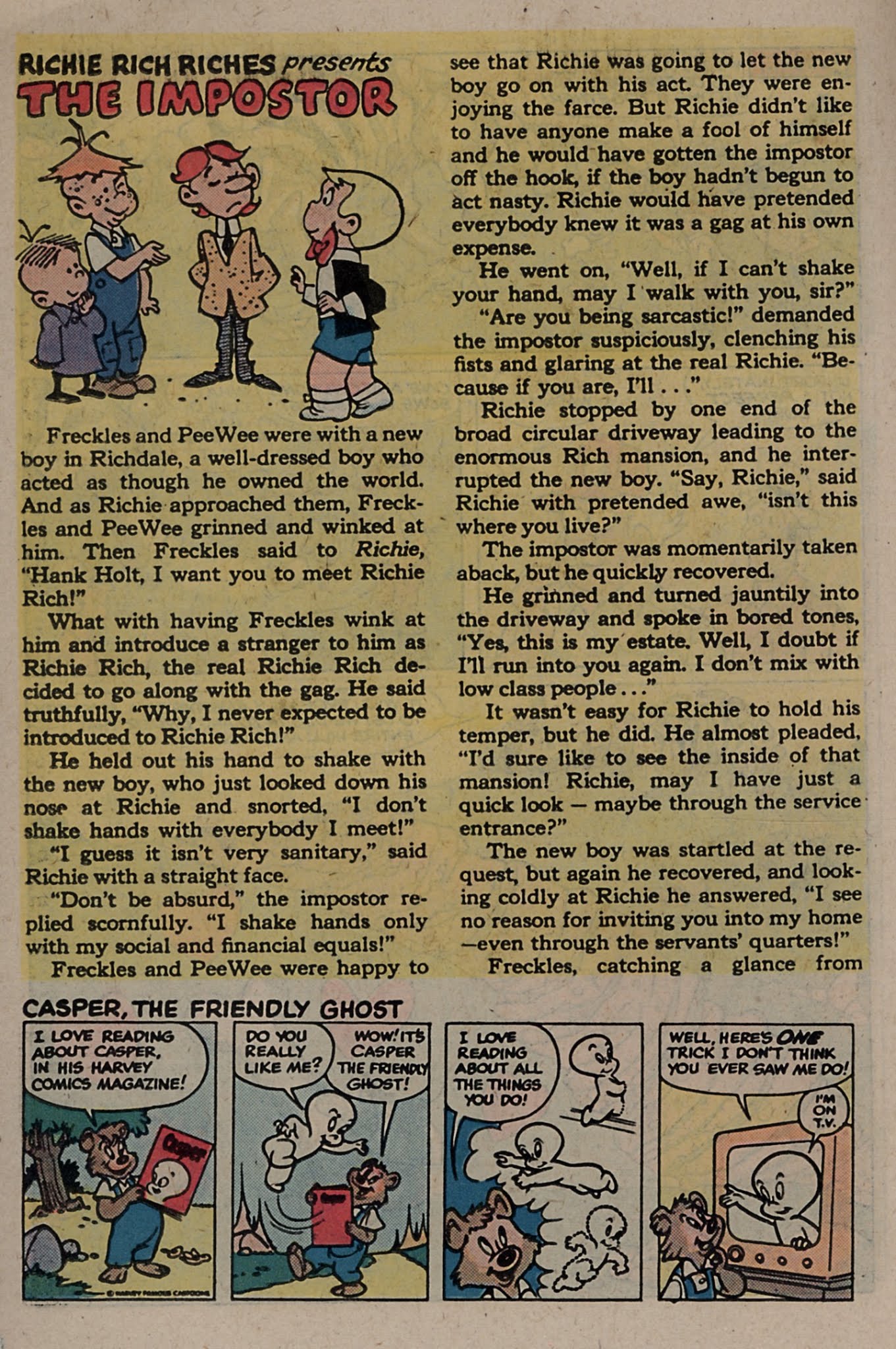 Read online Richie Rich & Dollar the Dog comic -  Issue #21 - 25