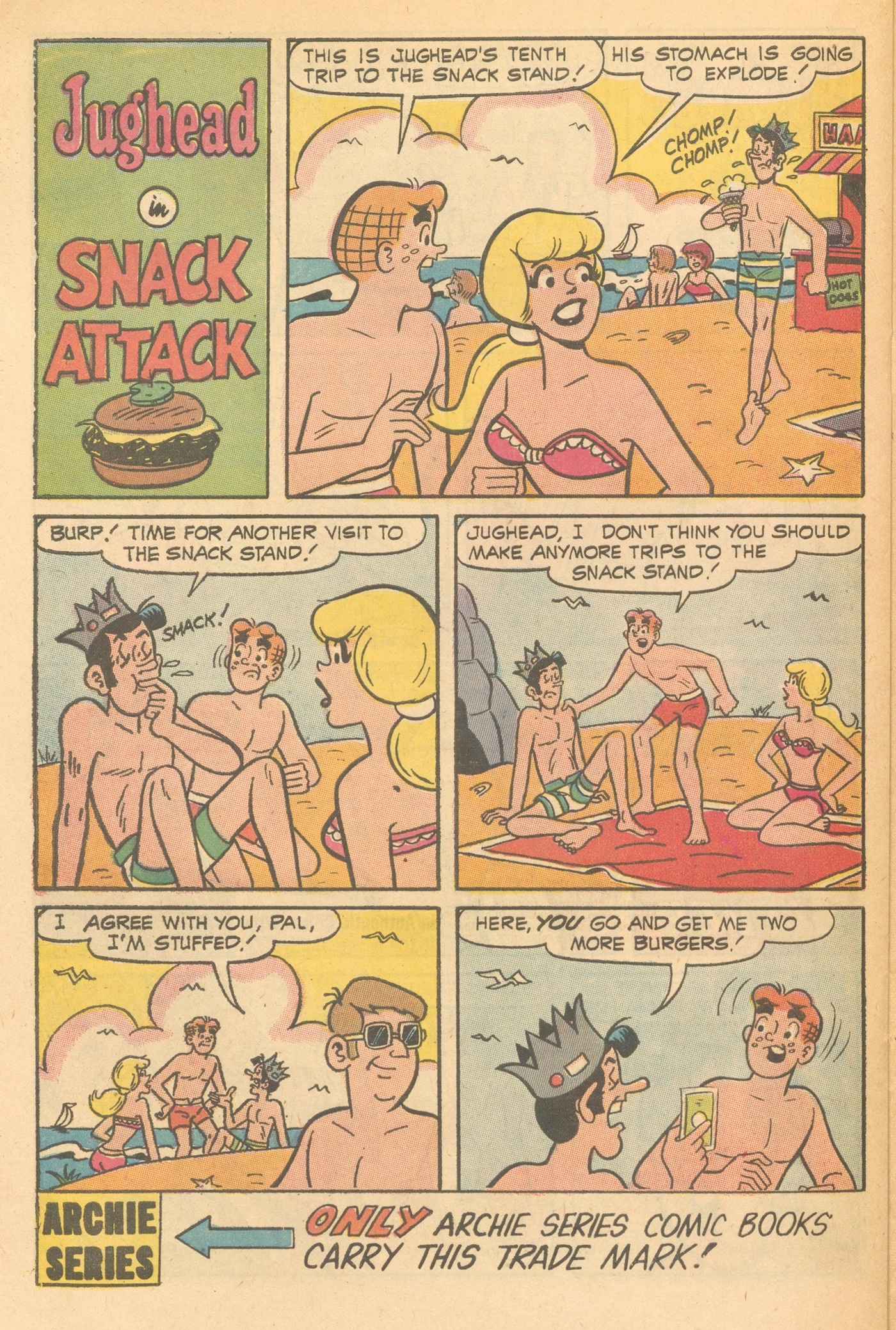 Read online Jughead's Jokes comic -  Issue #26 - 31