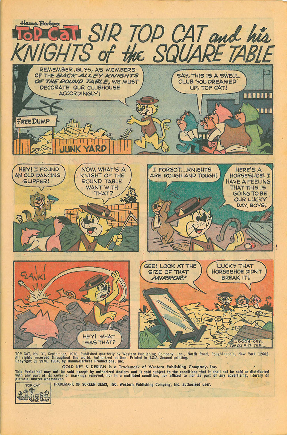 Read online Top Cat (1962) comic -  Issue #31 - 3