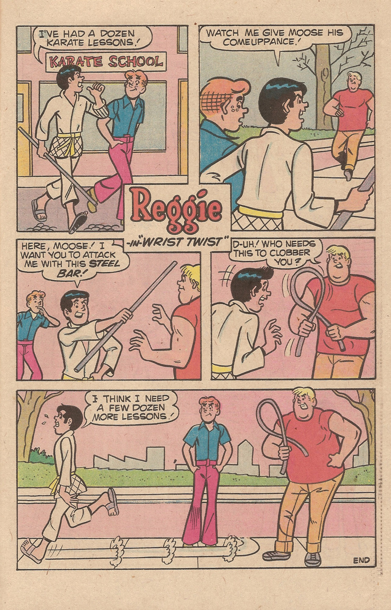 Read online Reggie's Wise Guy Jokes comic -  Issue #50 - 31