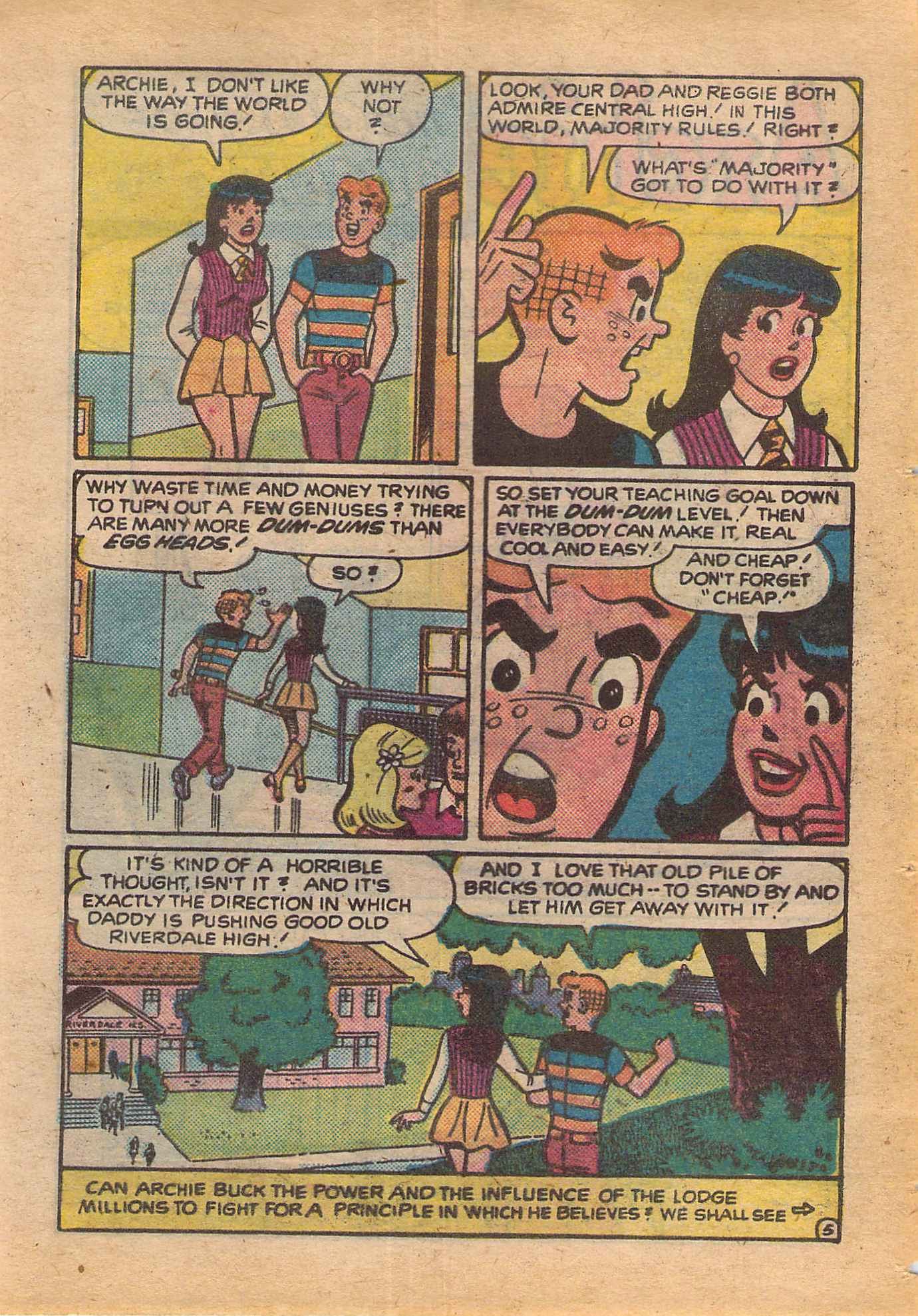 Read online Archie's Double Digest Magazine comic -  Issue #34 - 217