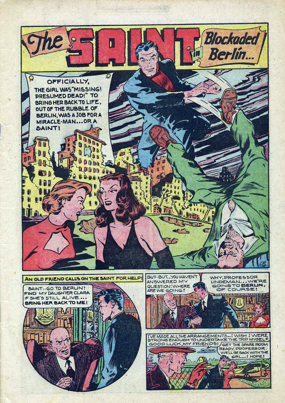 Read online The Saint (1947) comic -  Issue #6 - 3