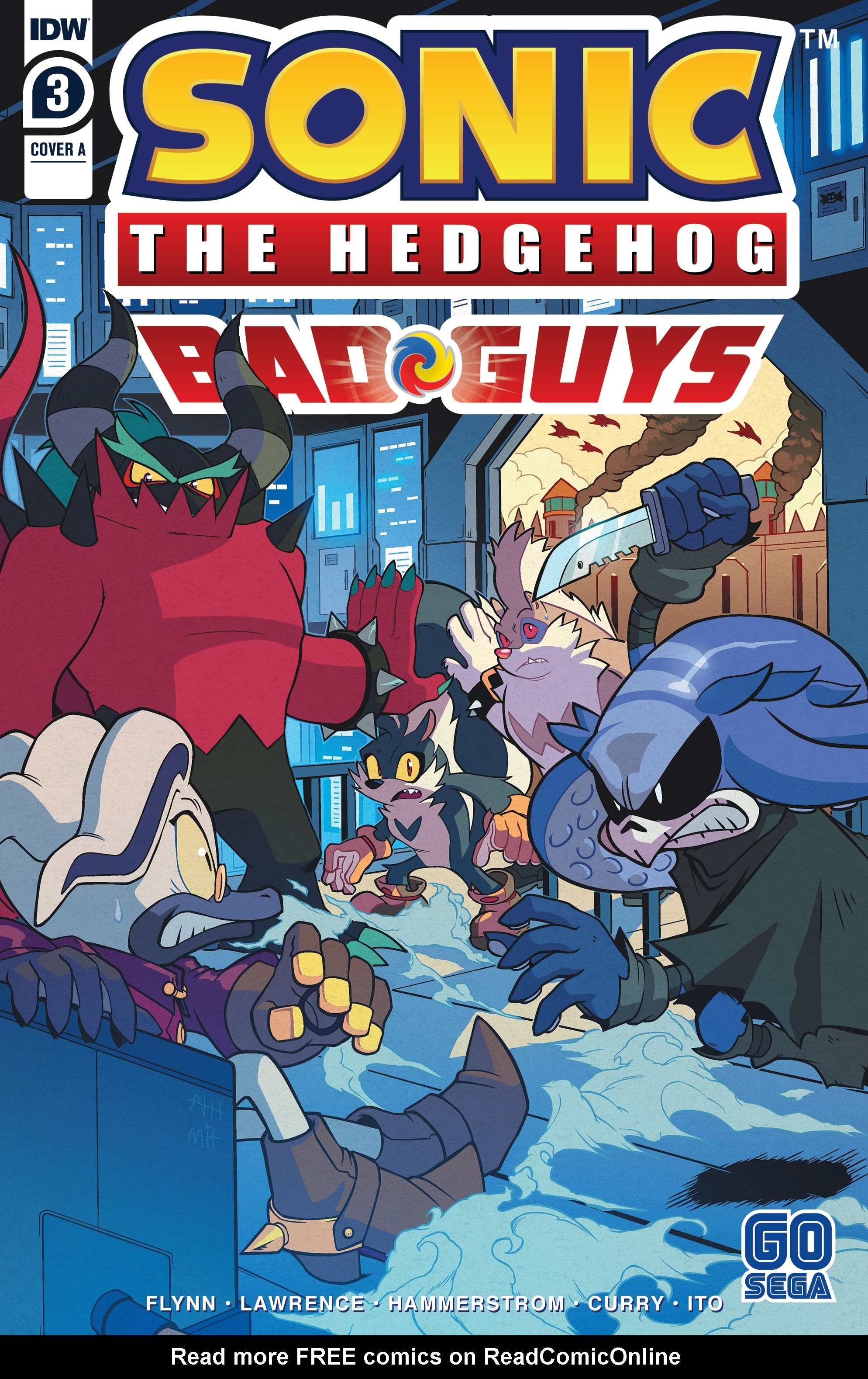 Read online Sonic the Hedgehog: Bad Guys comic -  Issue #3 - 1
