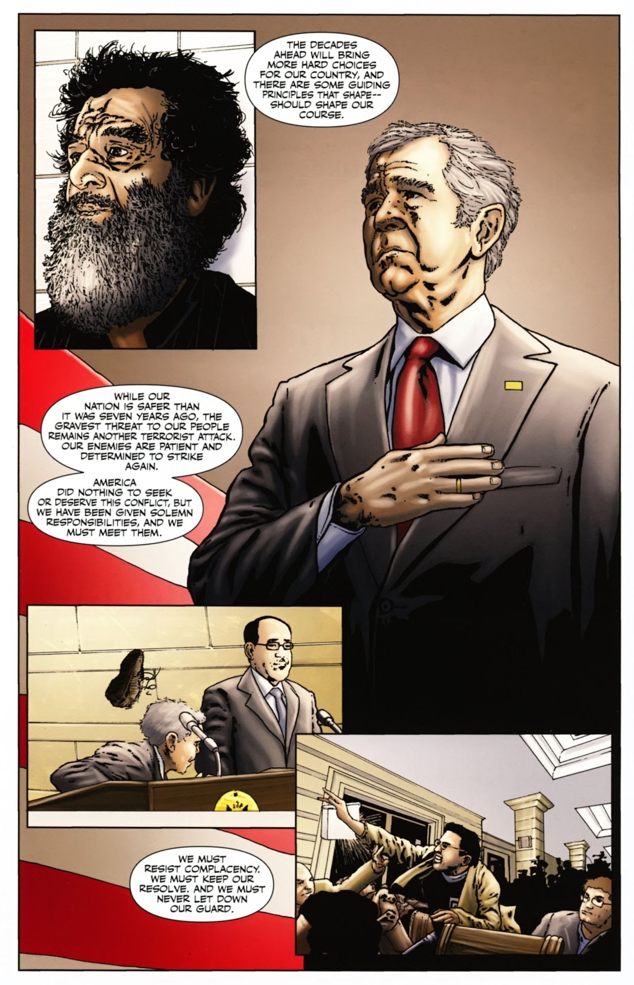 Read online Political Power: George W. Bush comic -  Issue # Full - 24