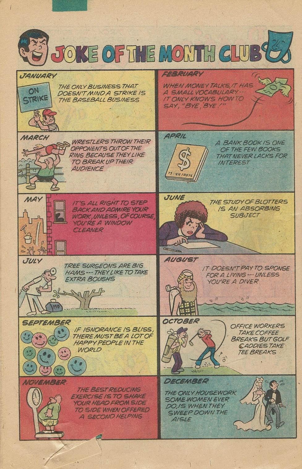 Read online Reggie's Wise Guy Jokes comic -  Issue #52 - 14