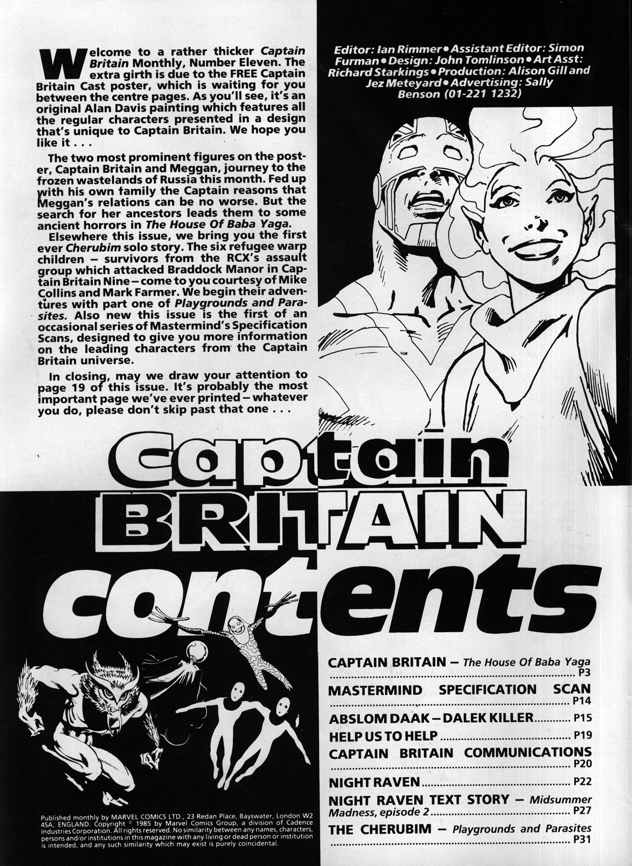 Read online Captain Britain (1985) comic -  Issue #11 - 2