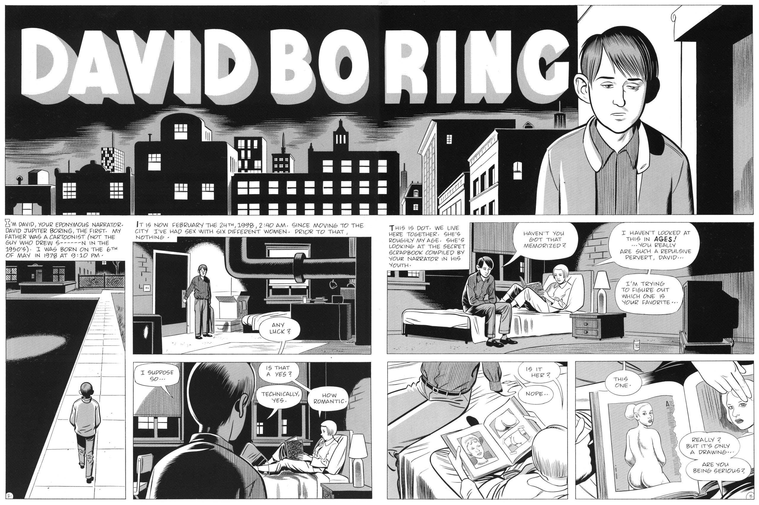 Read online David Boring comic -  Issue # TPB - 8