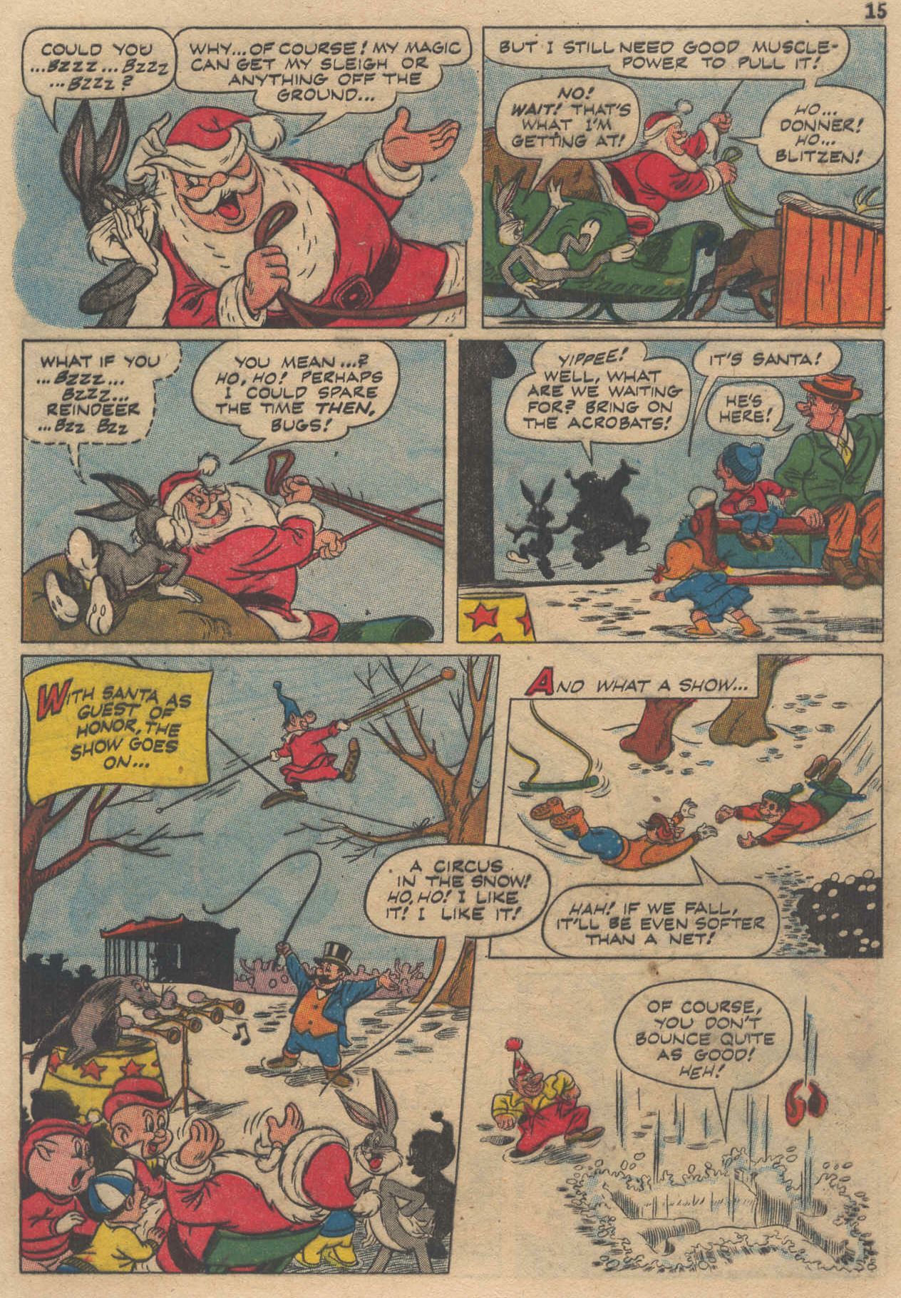 Read online Bugs Bunny's Christmas Funnies comic -  Issue # TPB 3 - 17