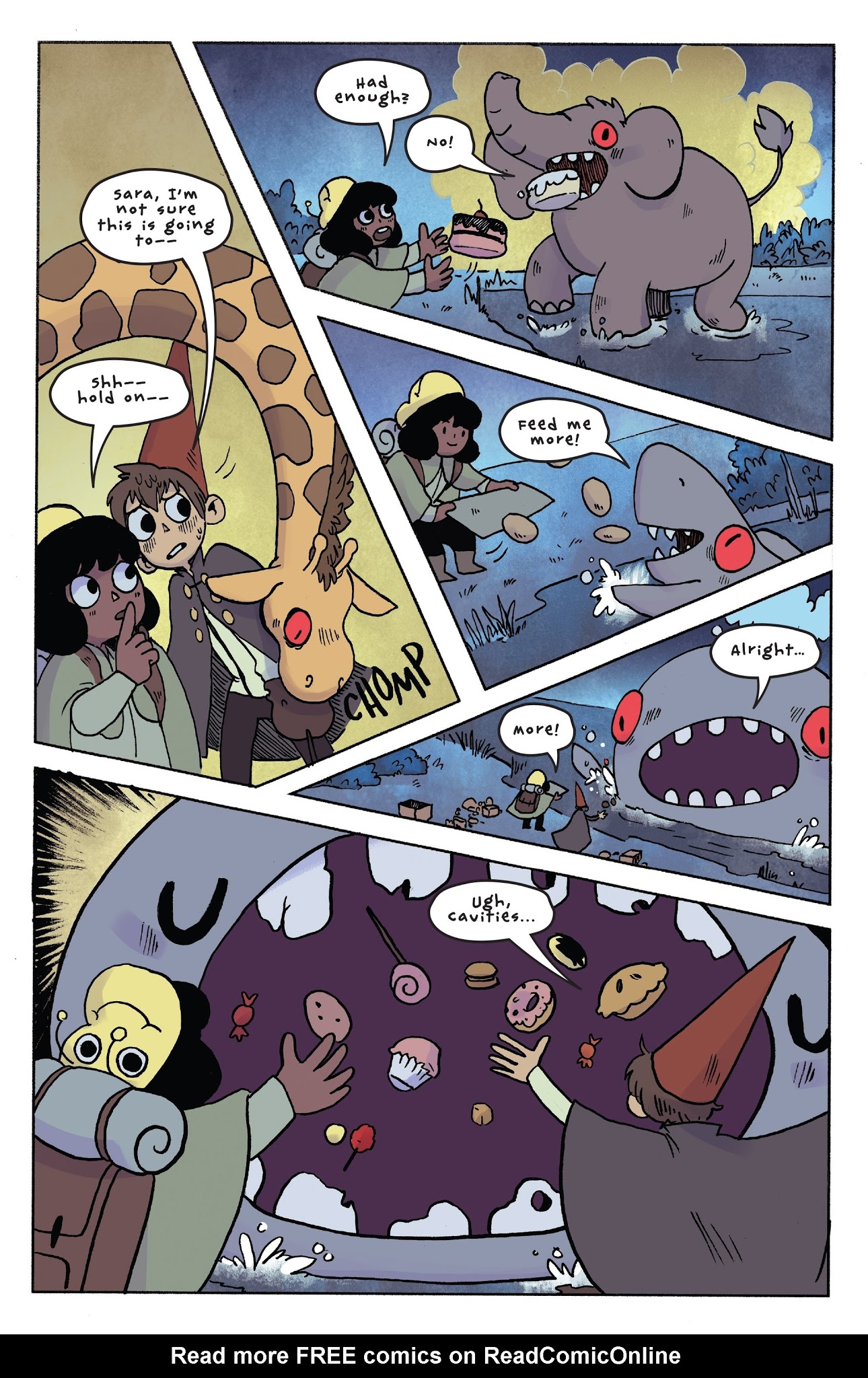 Read online Over the Garden Wall (2016) comic -  Issue #16 - 19