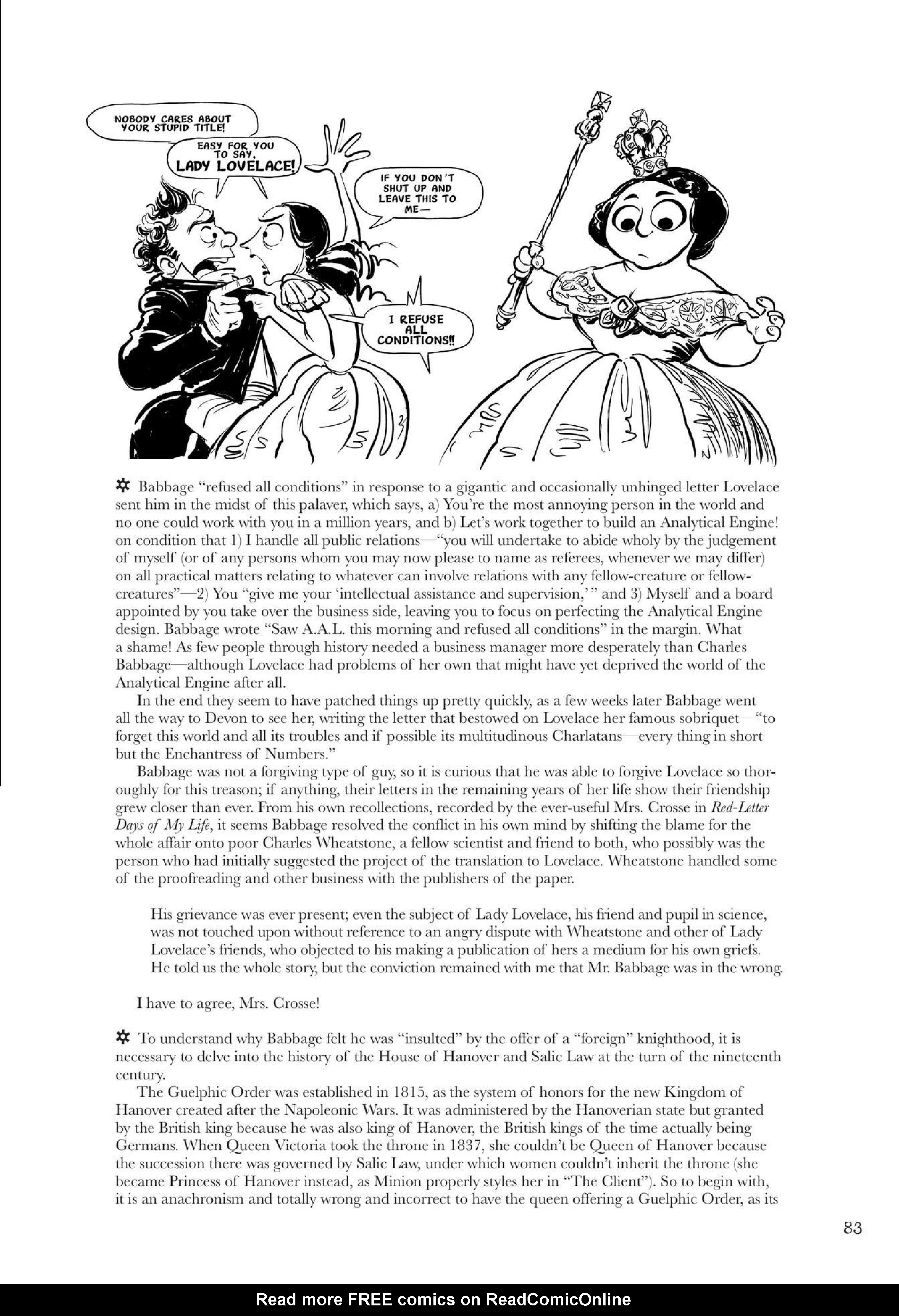 Read online The Thrilling Adventures of Lovelace and Babbage comic -  Issue # TPB (Part 3) - 63