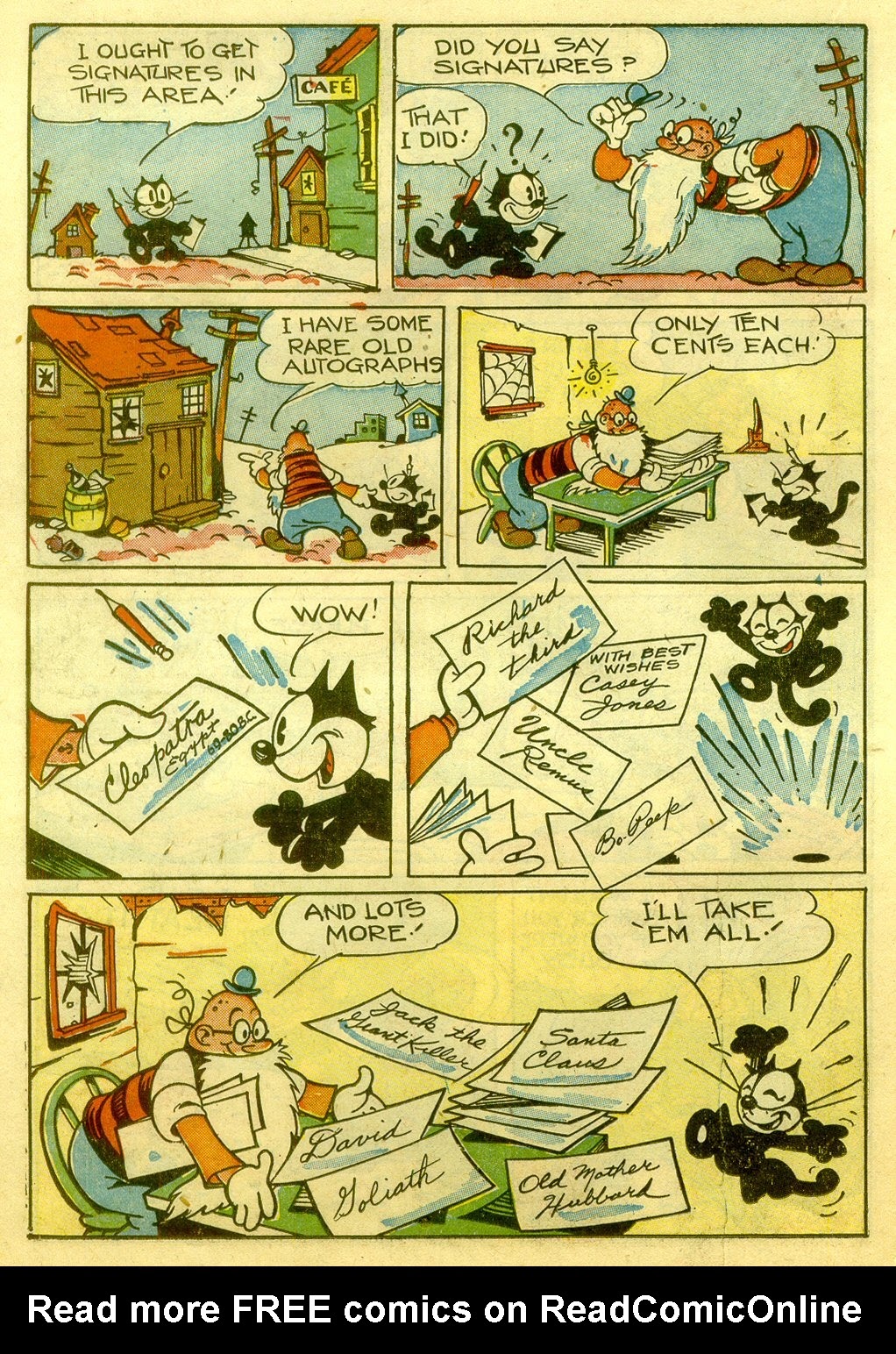 Read online Felix the Cat (1948) comic -  Issue #1 - 38
