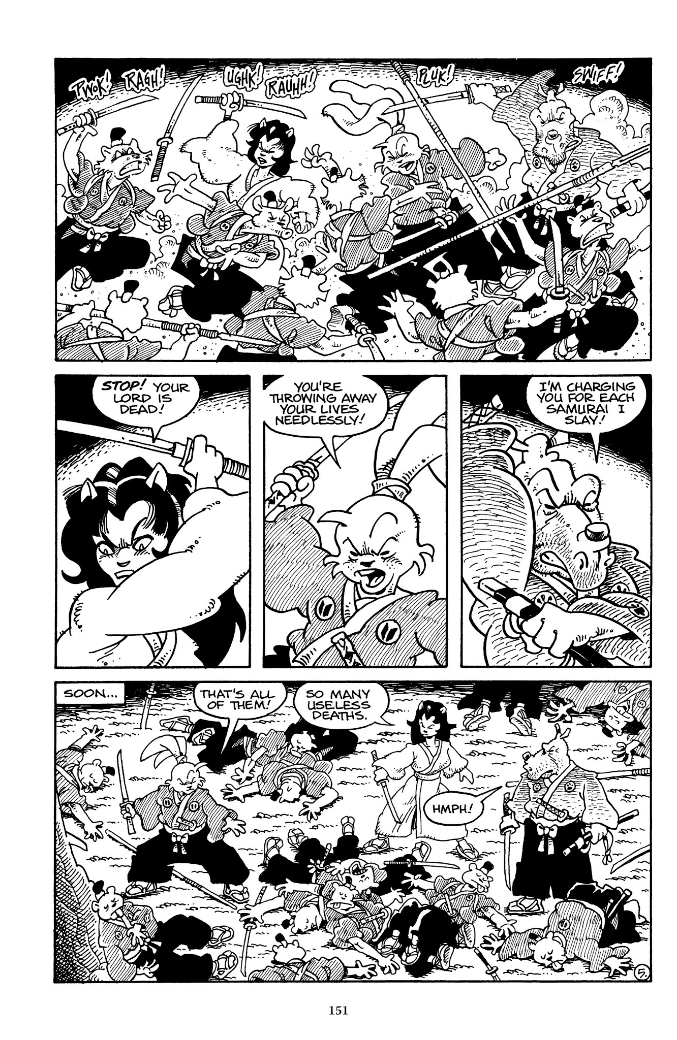 Read online The Usagi Yojimbo Saga comic -  Issue # TPB 2 - 151