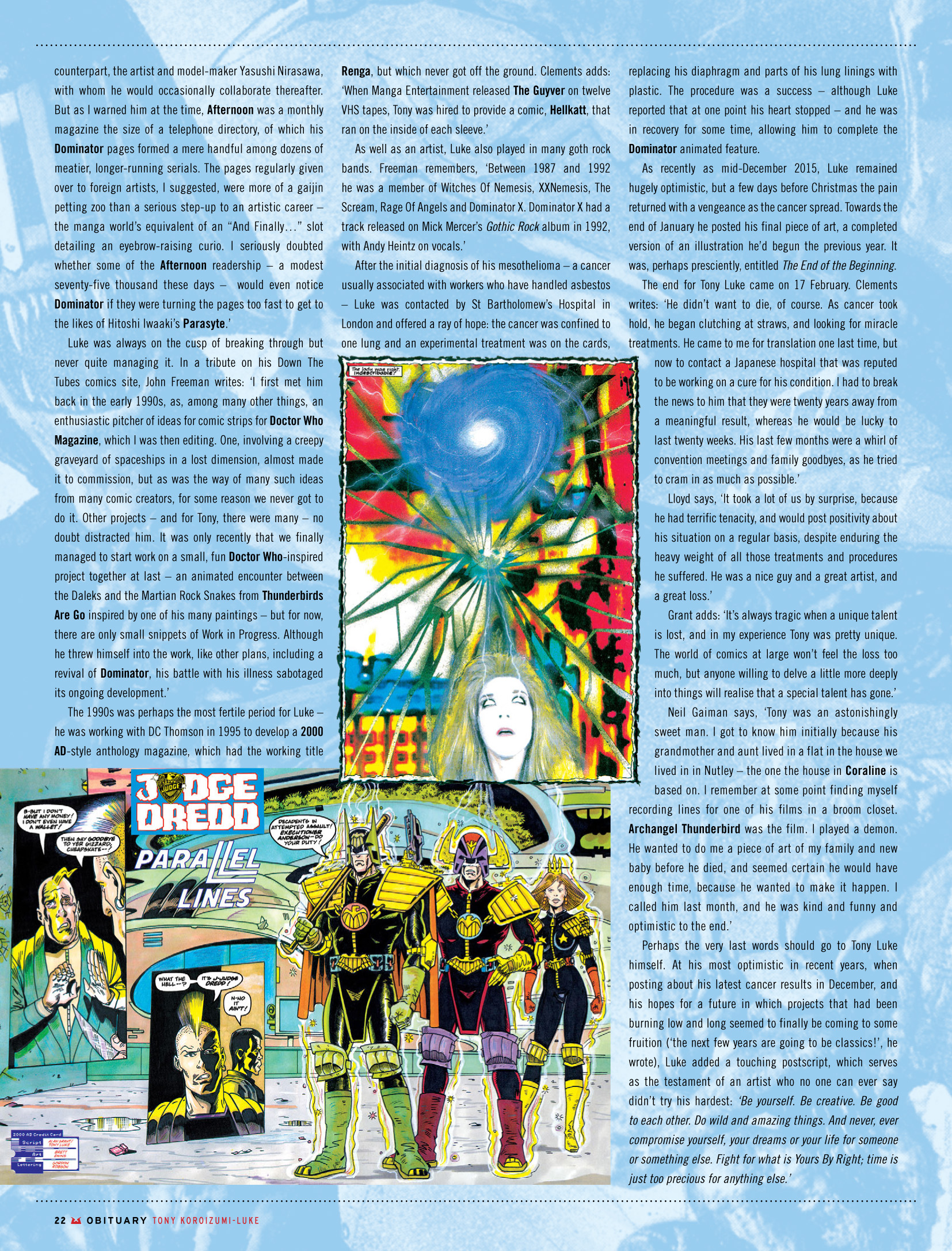 Read online Judge Dredd Megazine (Vol. 5) comic -  Issue #371 - 22