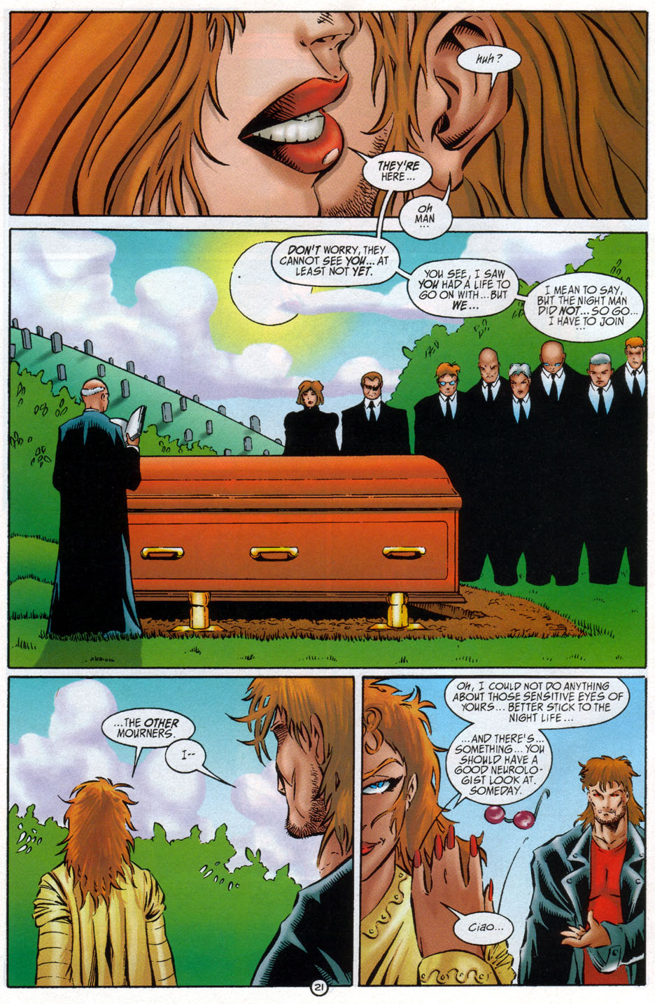 Read online The Night Man/Gambit comic -  Issue #3 - 19
