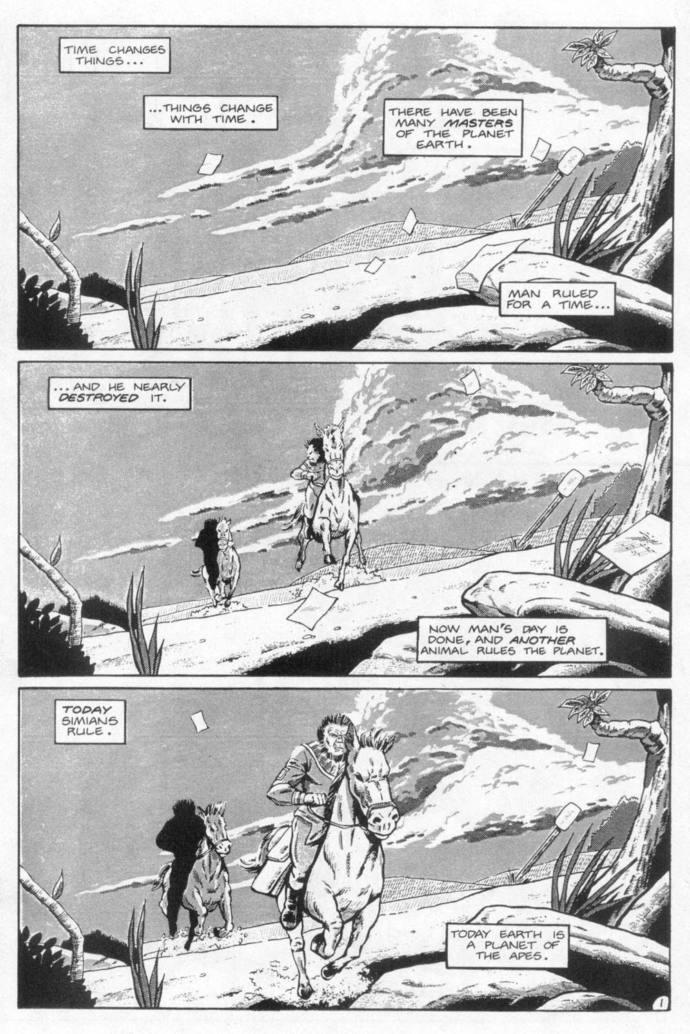 Read online Planet of the Apes: Blood of the Apes comic -  Issue #1 - 3