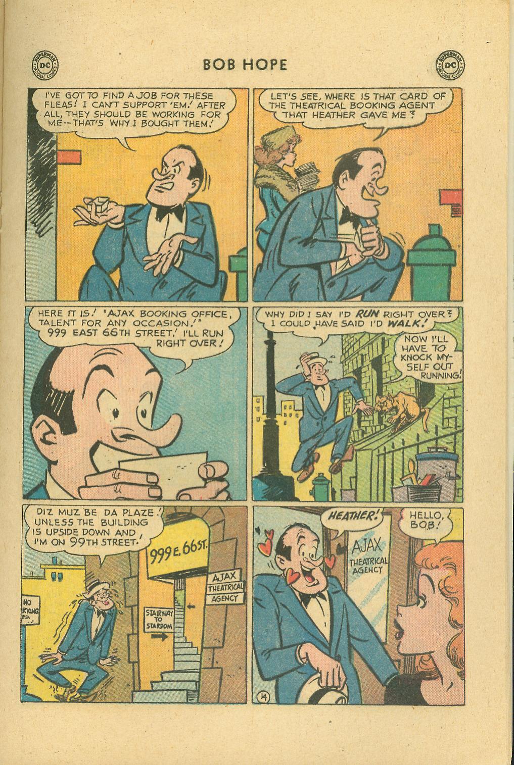 Read online The Adventures of Bob Hope comic -  Issue #67 - 17