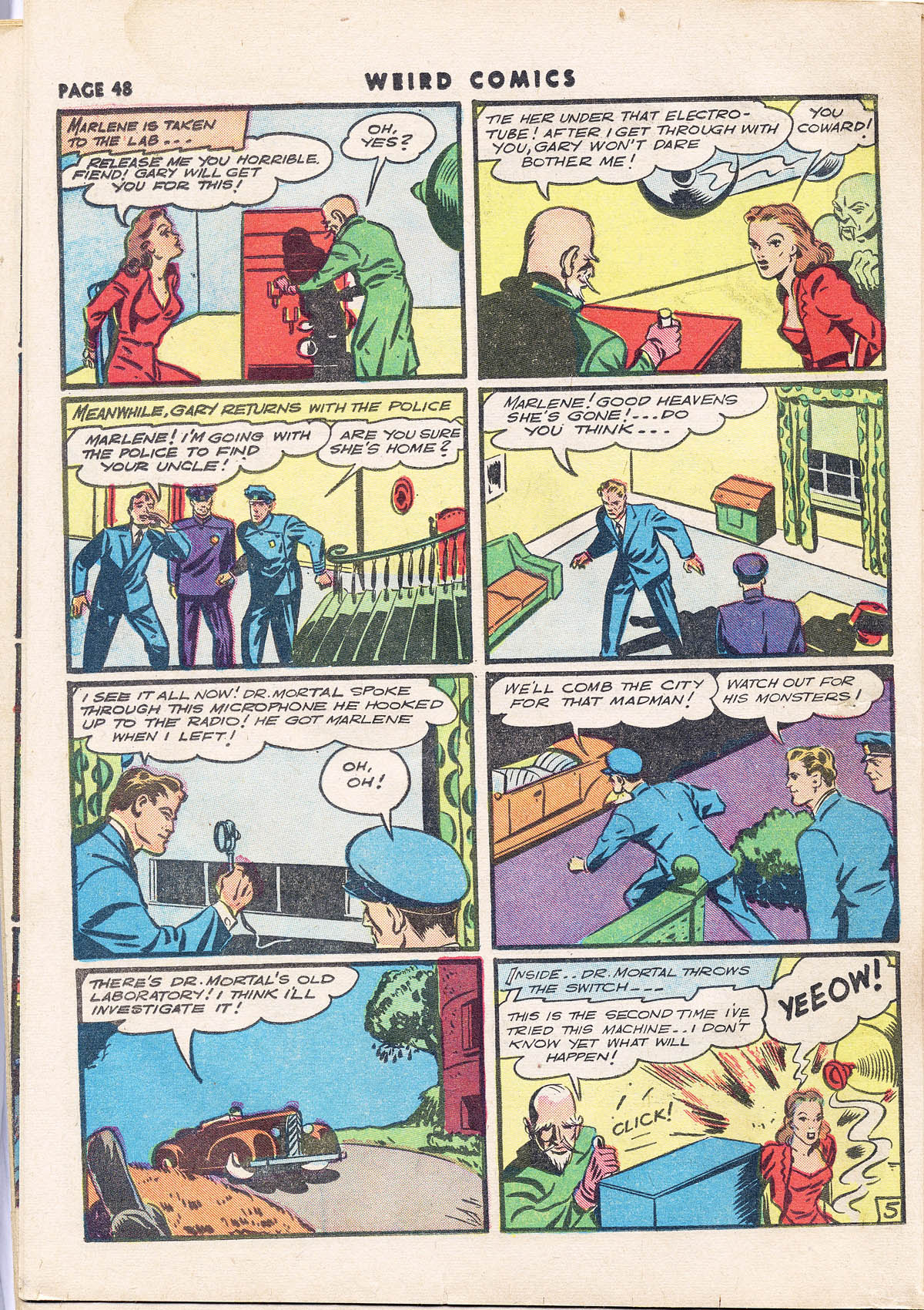 Read online Weird Comics comic -  Issue #13 - 48