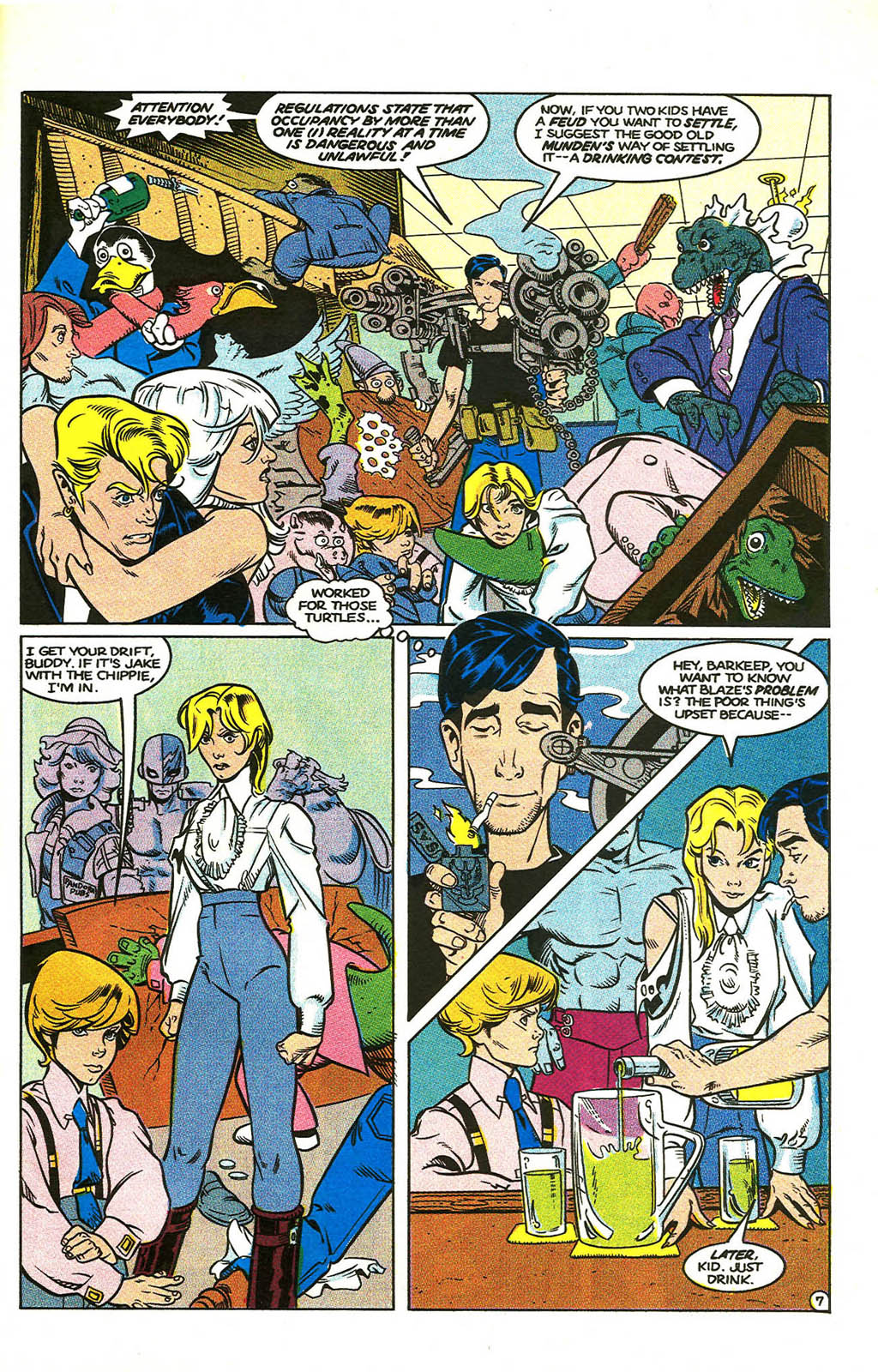 Read online Grimjack comic -  Issue #31 - 33