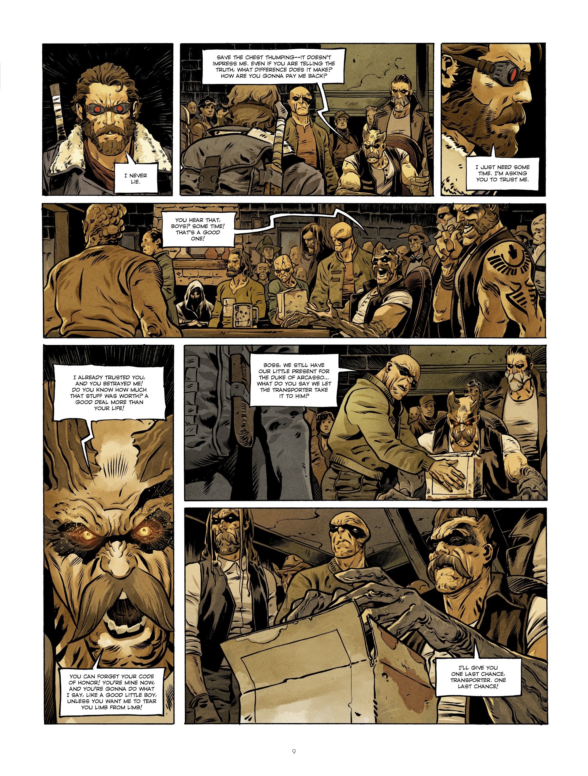 Read online The Transporter comic -  Issue #1 - 9