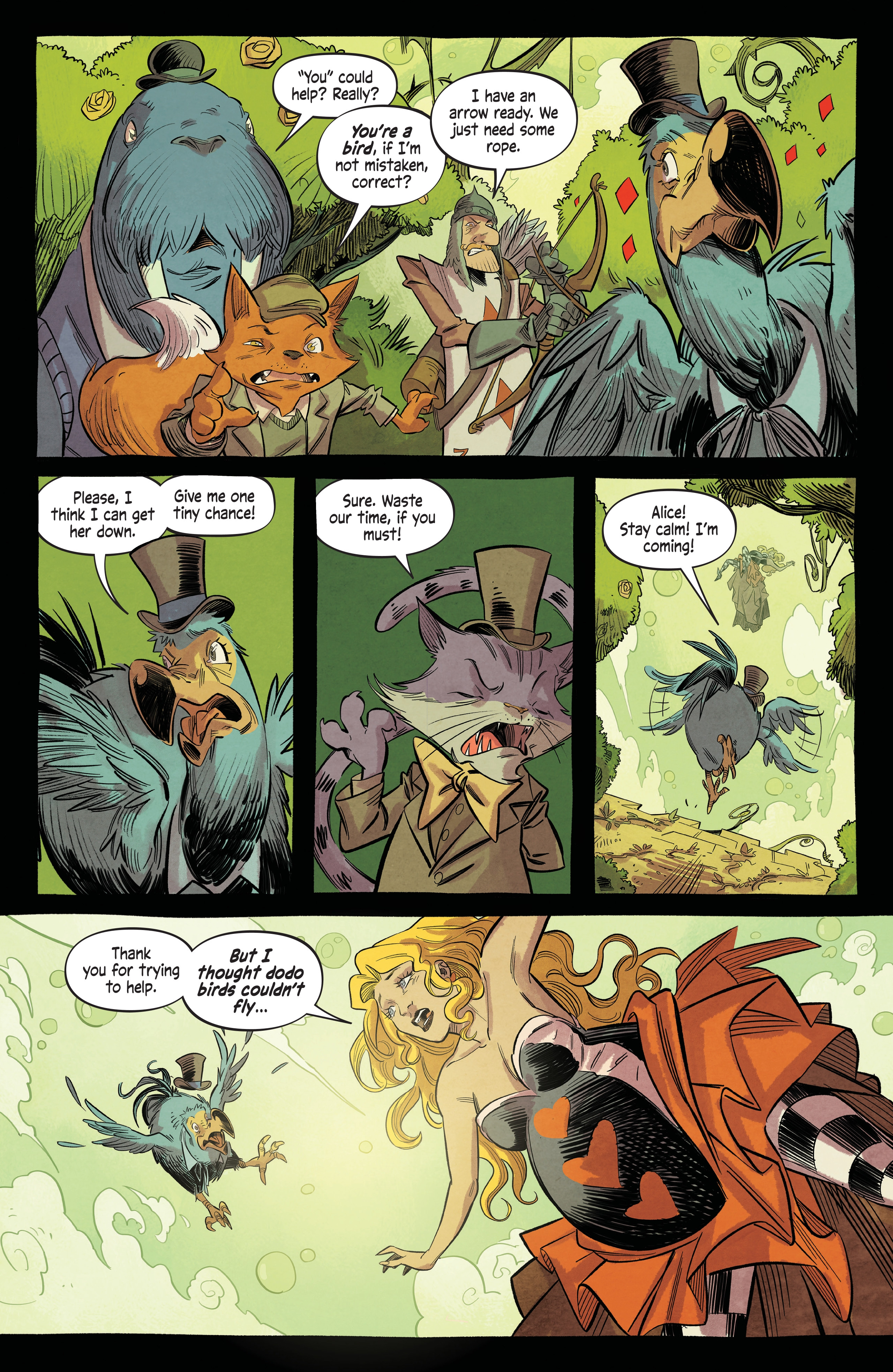 Read online Alice Never After comic -  Issue #4 - 10