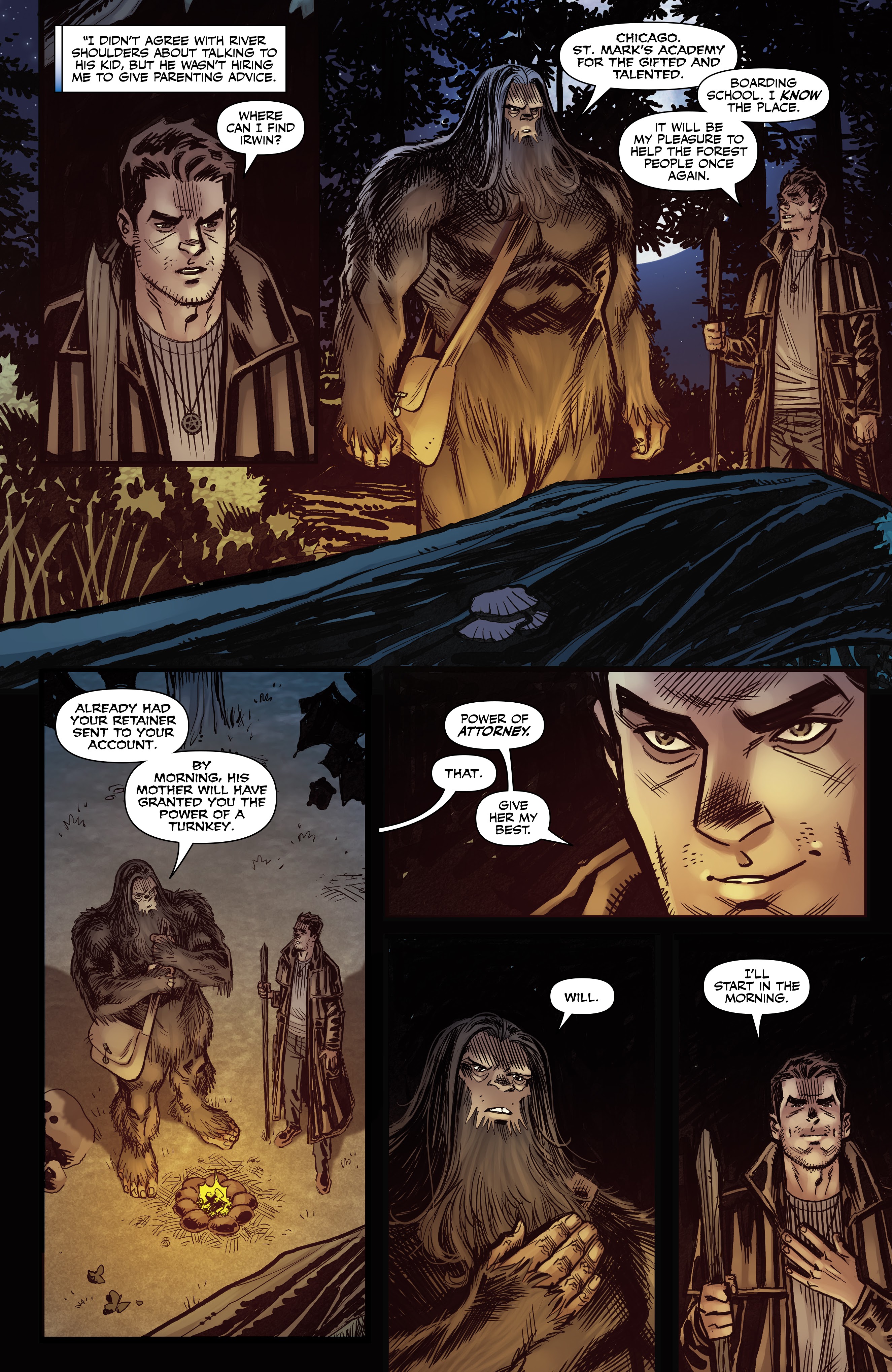 Read online Jim Butcher's The Dresden Files: Bigfoot comic -  Issue # TPB - 51