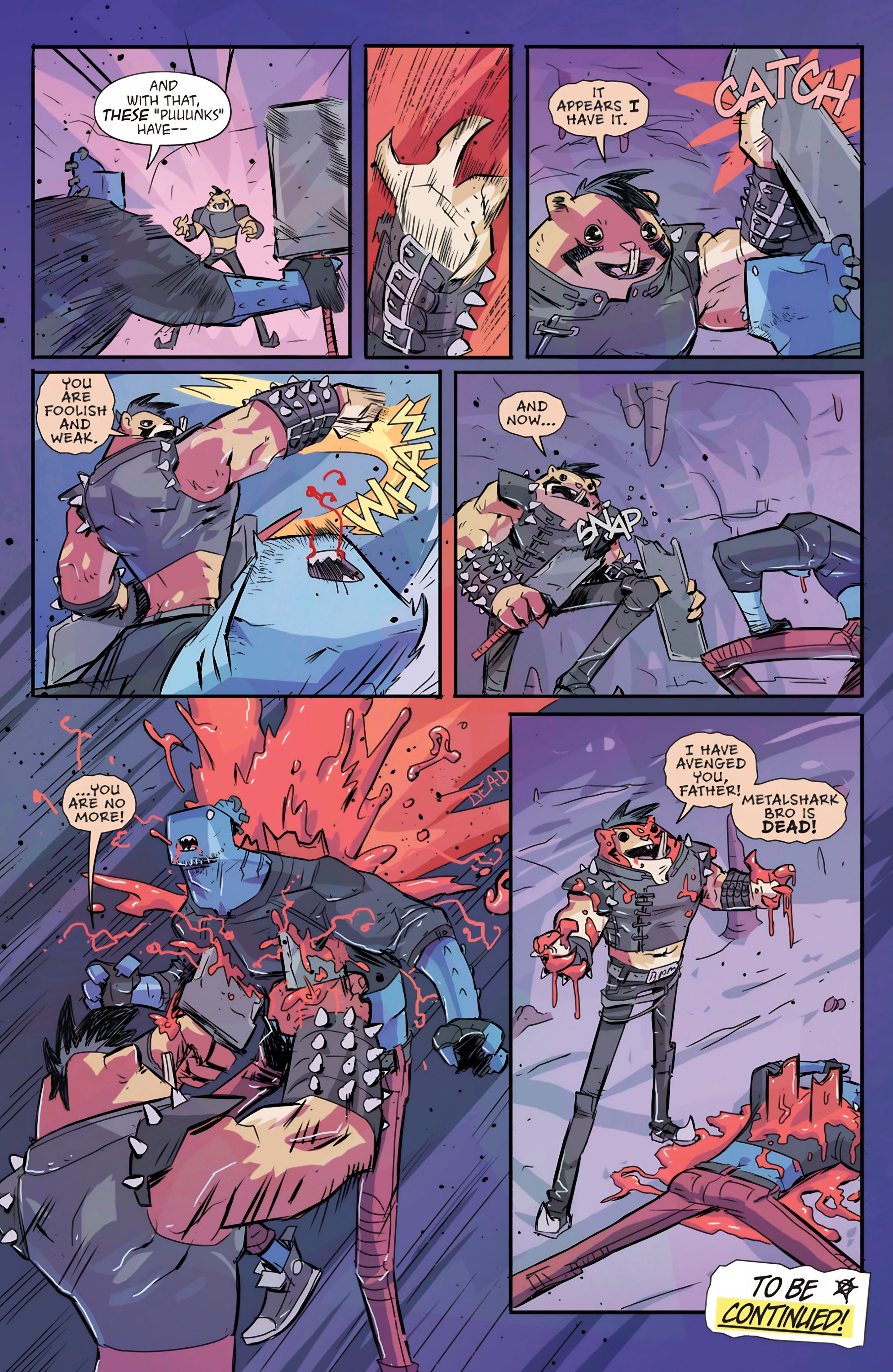 Read online Metalshark Bro: Assault On Hamzig Island comic -  Issue # TPB - 27