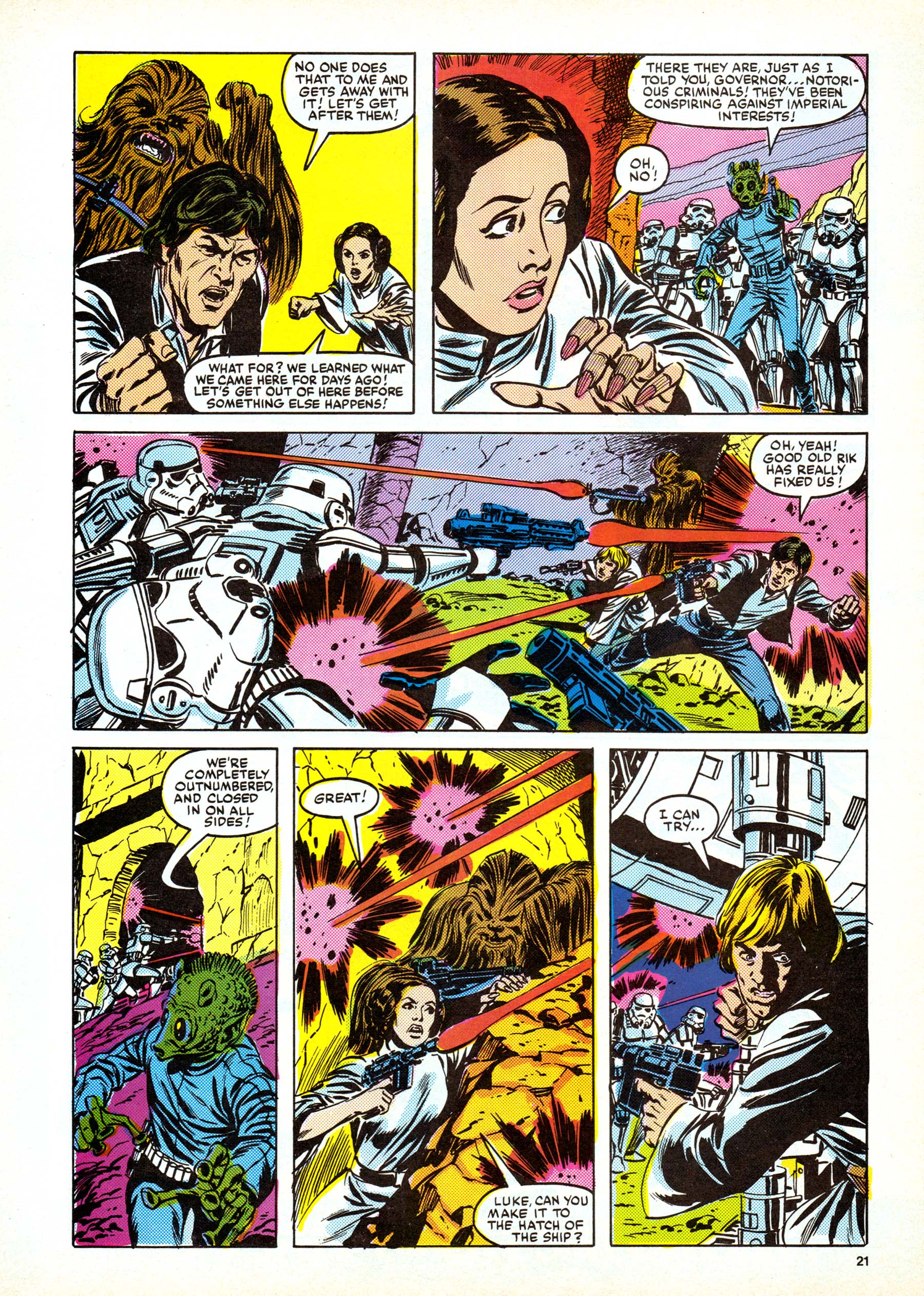 Read online Return of the Jedi comic -  Issue #146 - 21