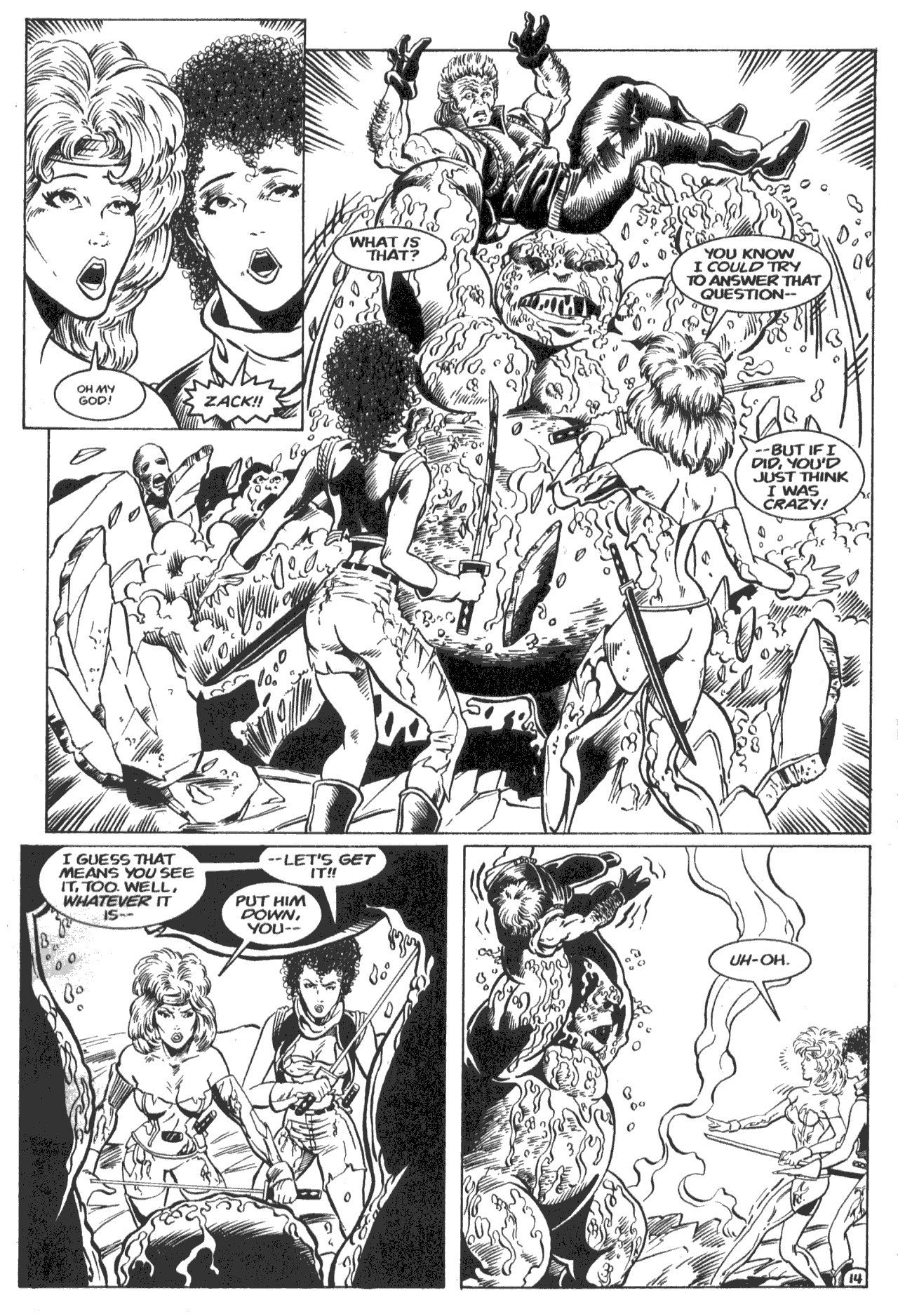 Read online Ex-Mutants (1986) comic -  Issue #4 - 16