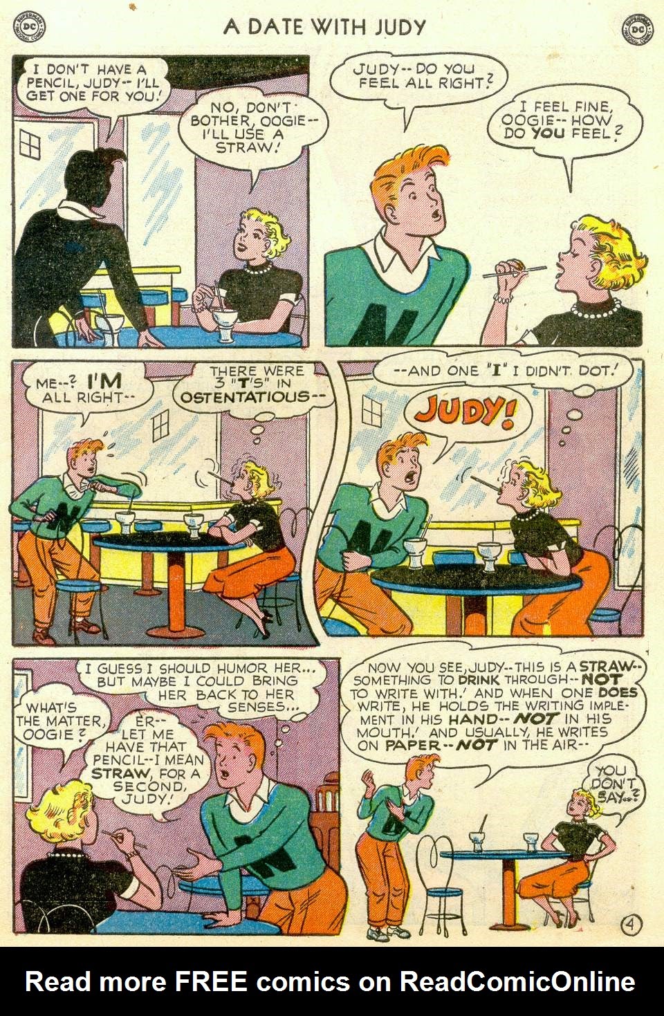 Read online A Date with Judy comic -  Issue #19 - 47