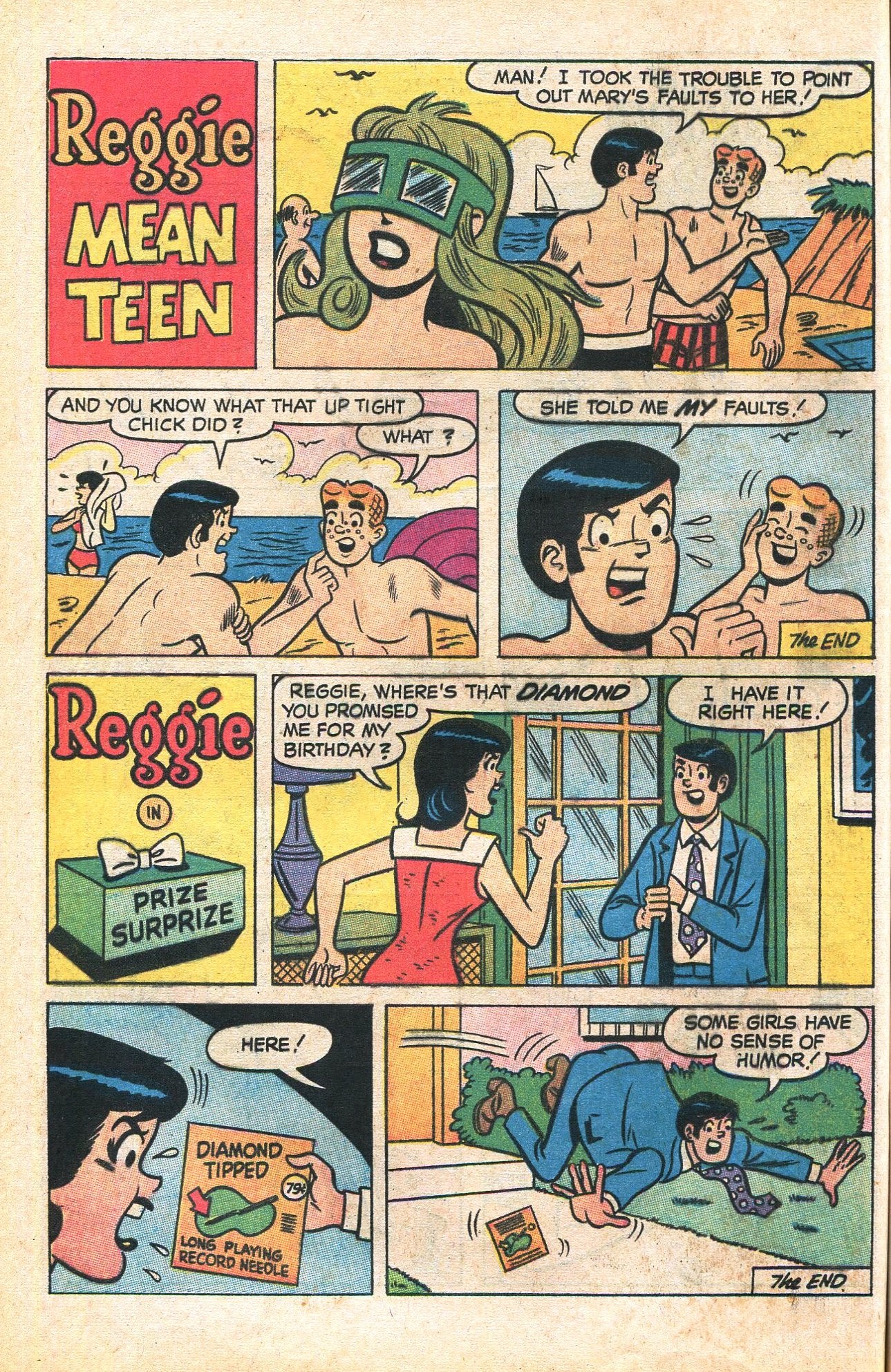 Read online Reggie's Wise Guy Jokes comic -  Issue #8 - 54