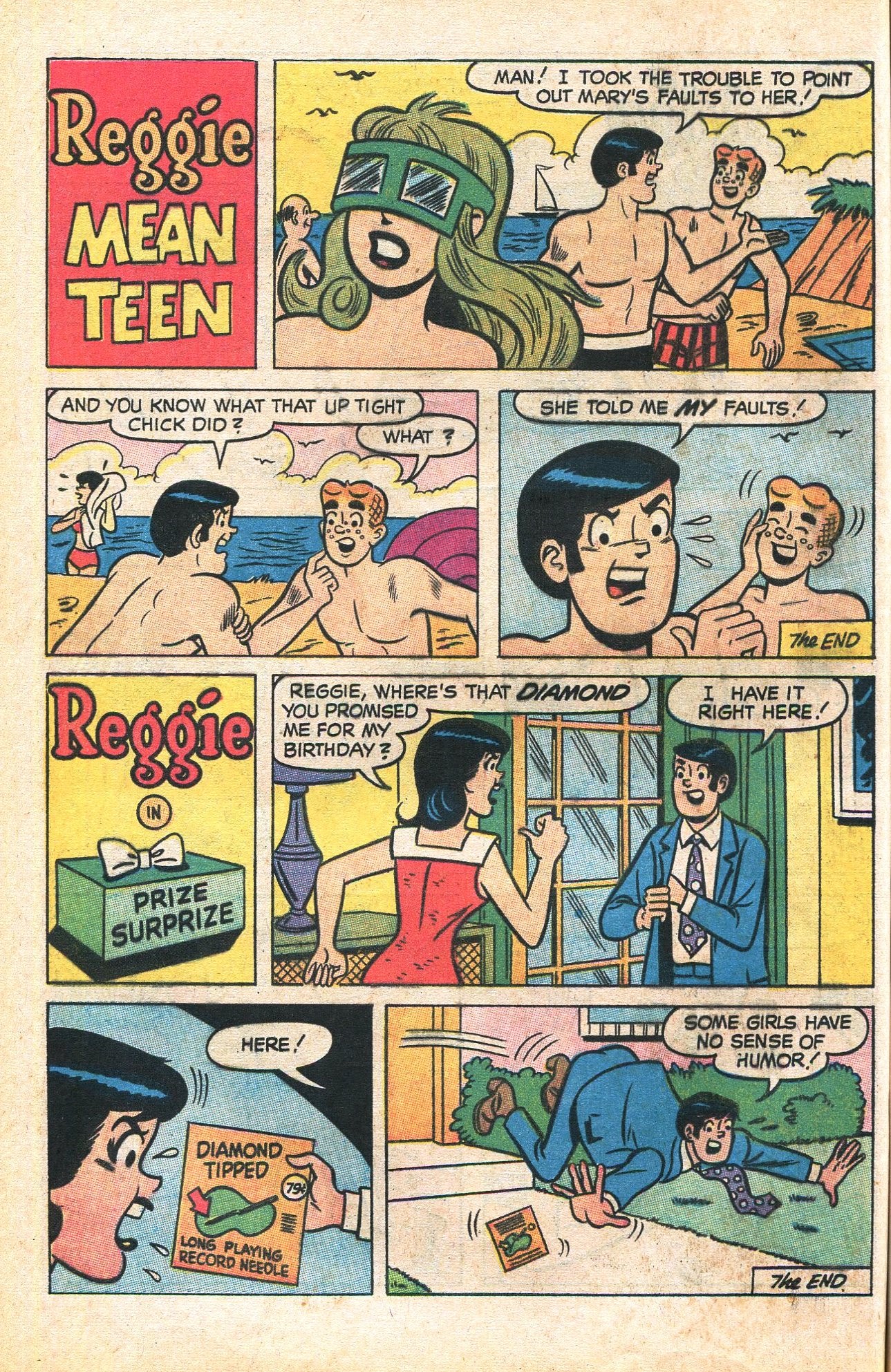 Read online Reggie's Wise Guy Jokes comic -  Issue #8 - 54
