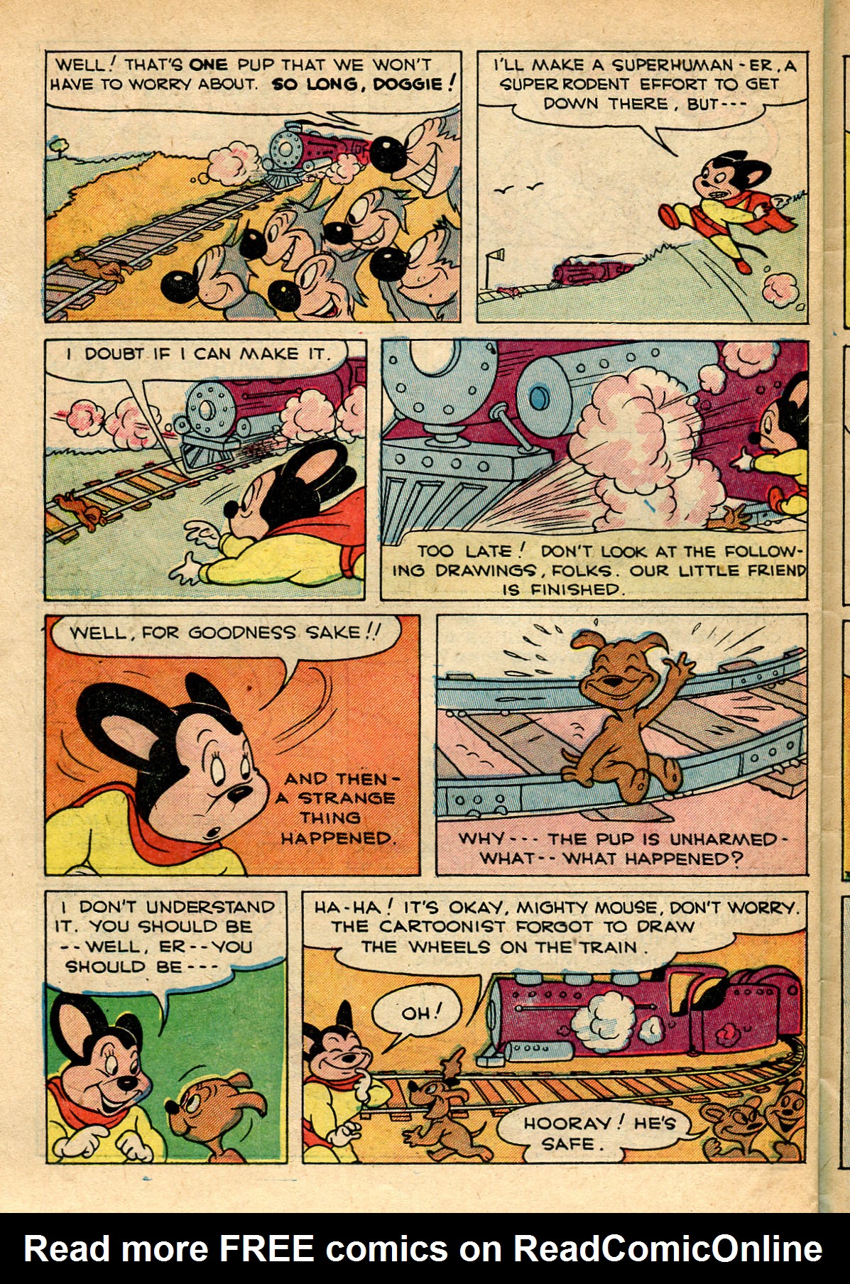 Read online Paul Terry's Mighty Mouse Comics comic -  Issue #20 - 42