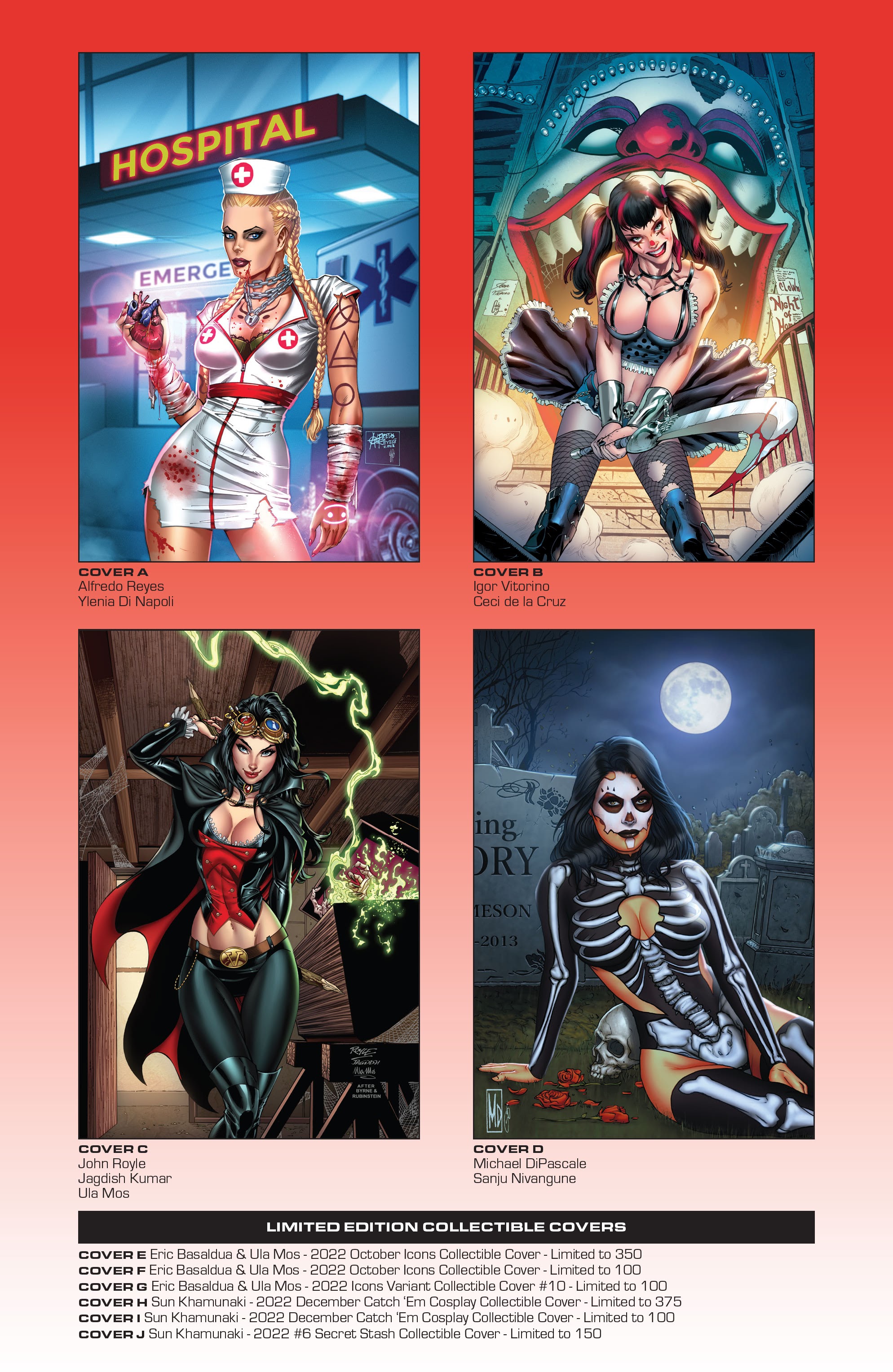 Read online Grimm Fairy Tales 2022 Horror Pinup Special comic -  Issue # Full - 39