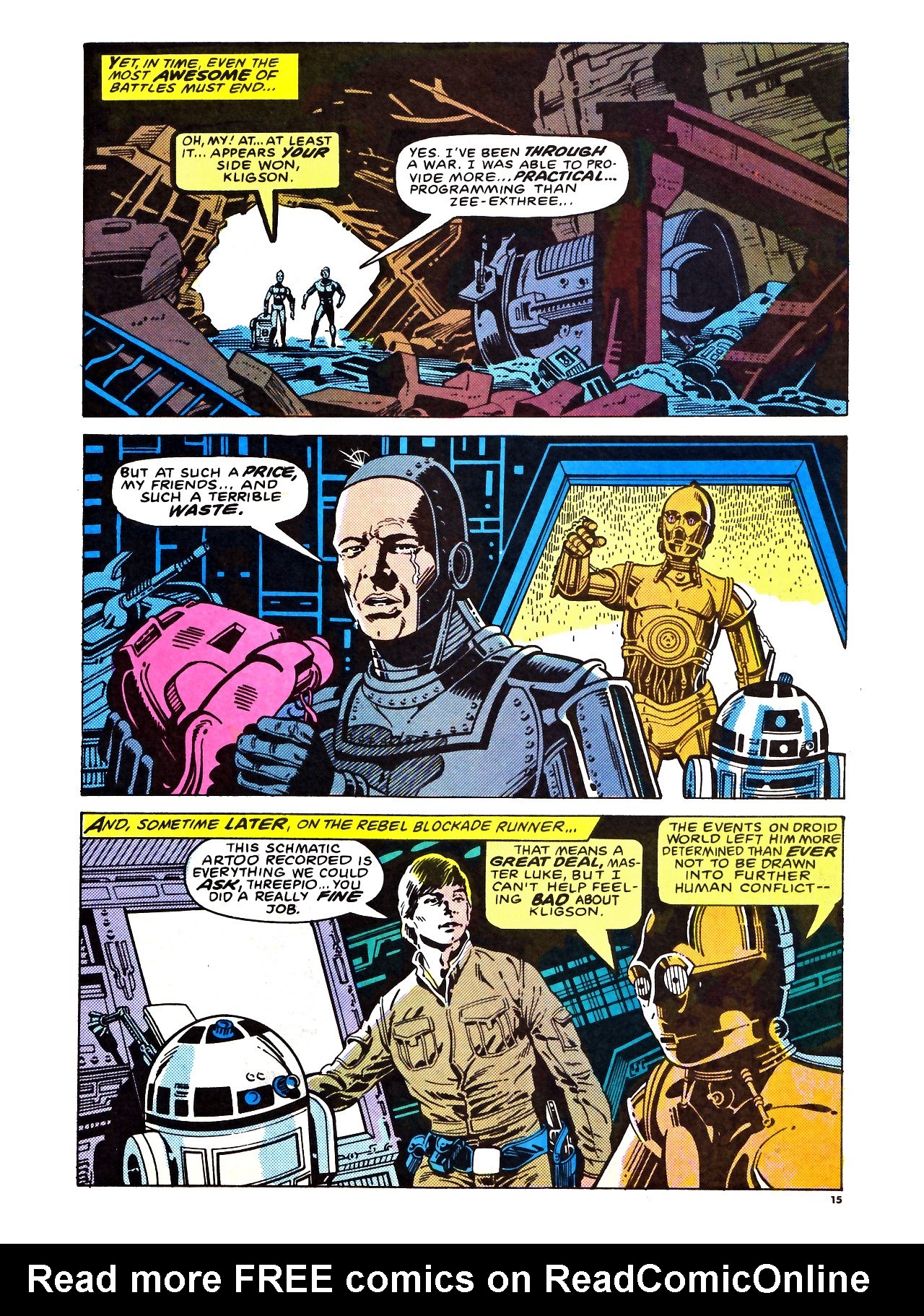 Read online Return of the Jedi comic -  Issue #71 - 15