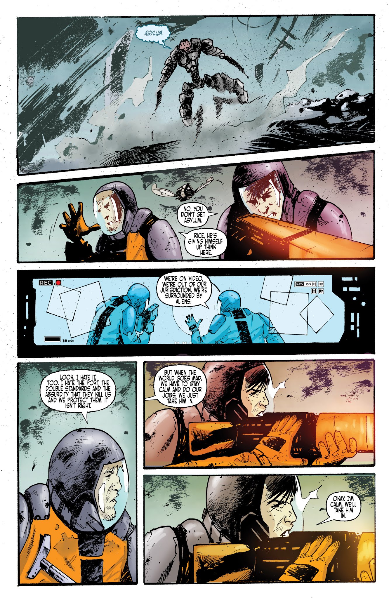 Read online Port of Earth comic -  Issue #8 - 17