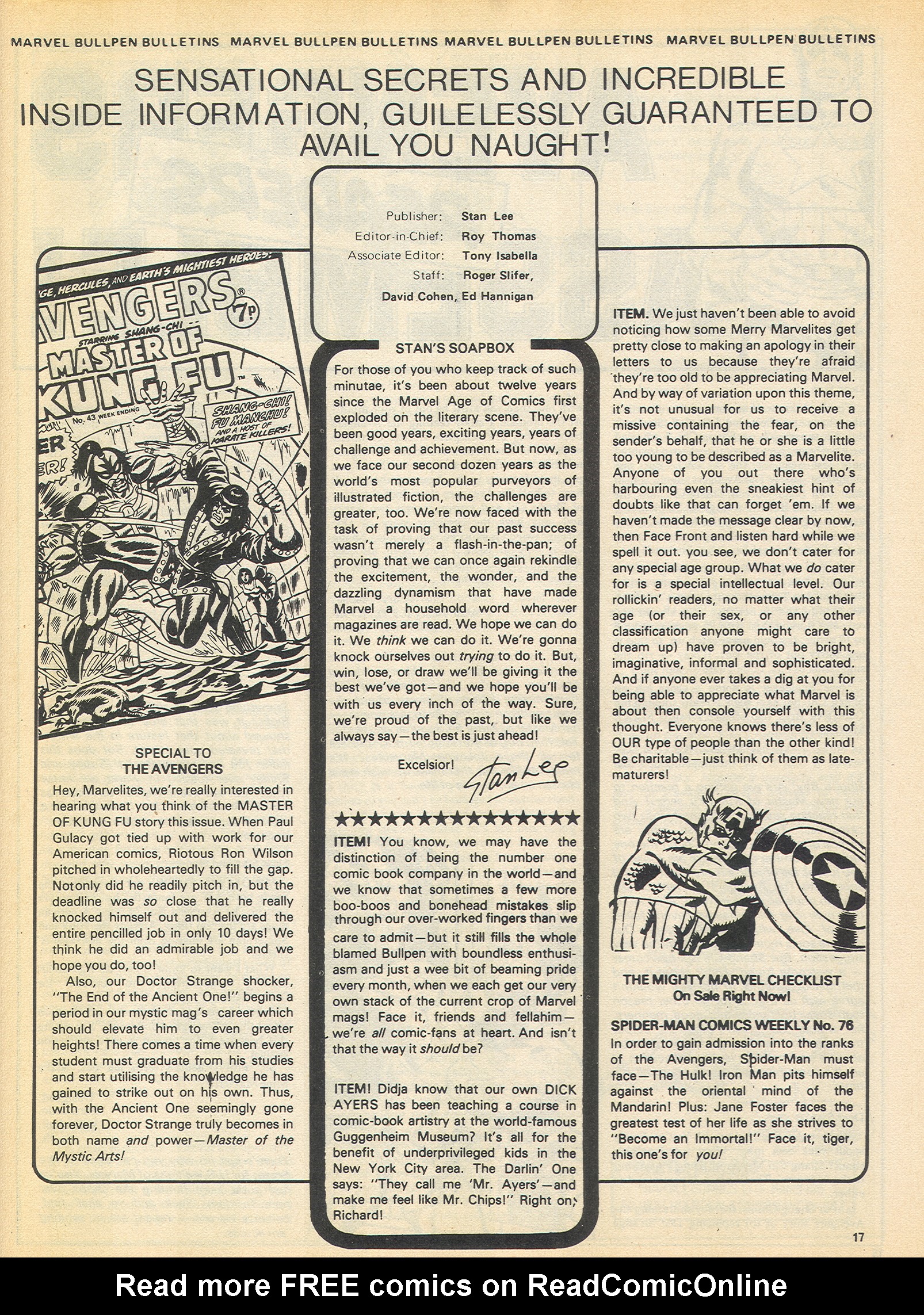 Read online The Avengers (1973) comic -  Issue #45 - 17