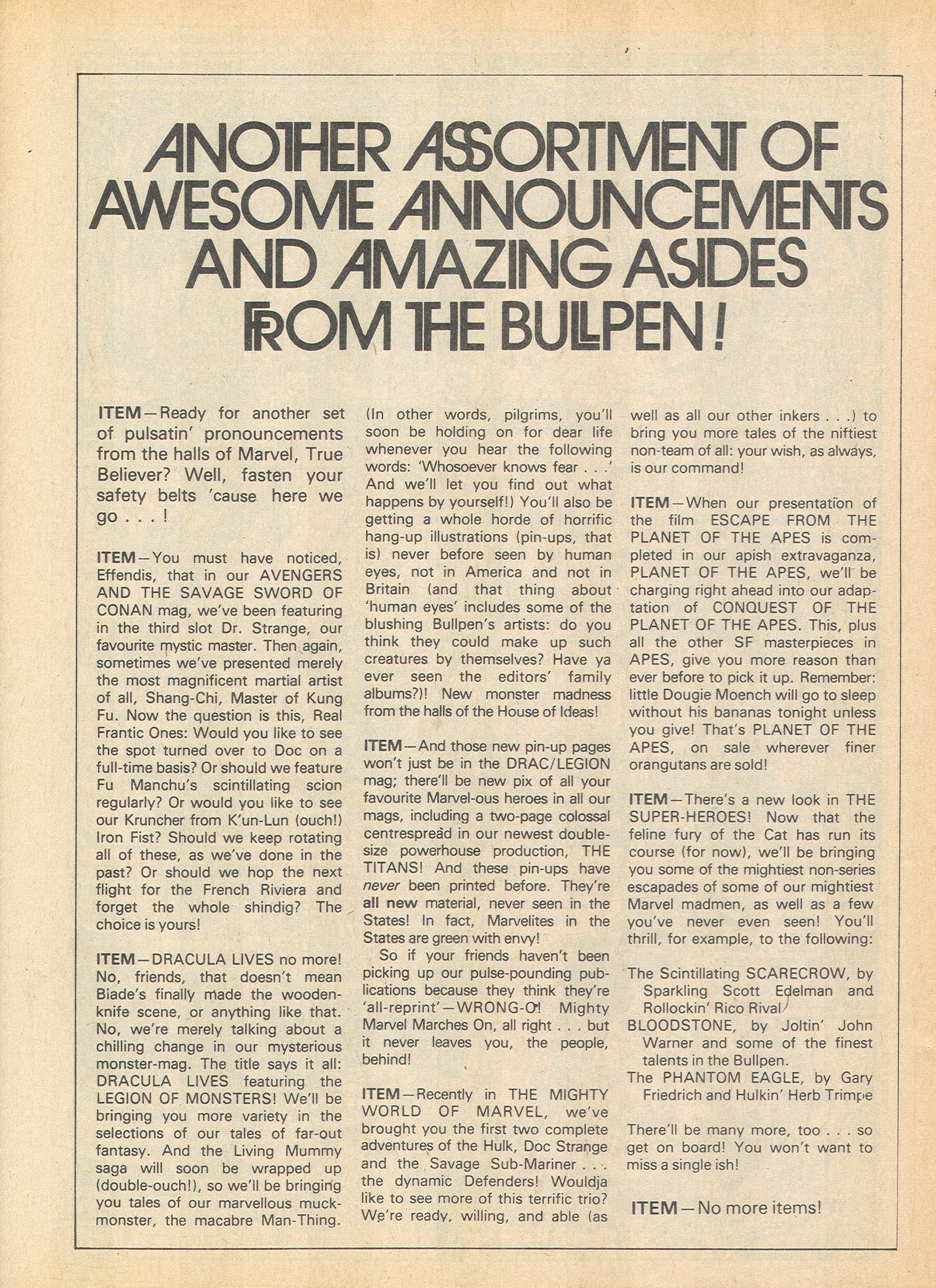 Read online The Avengers (1973) comic -  Issue #112 - 12