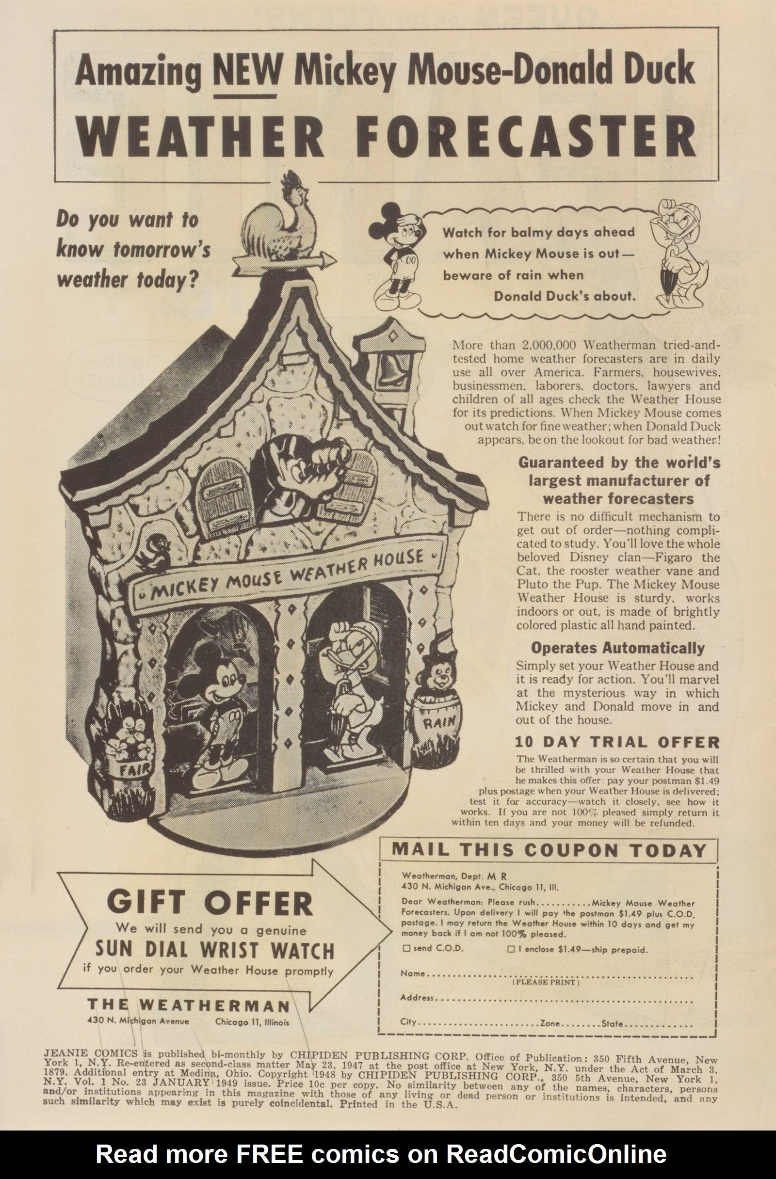 Read online Jeanie Comics comic -  Issue #23 - 2