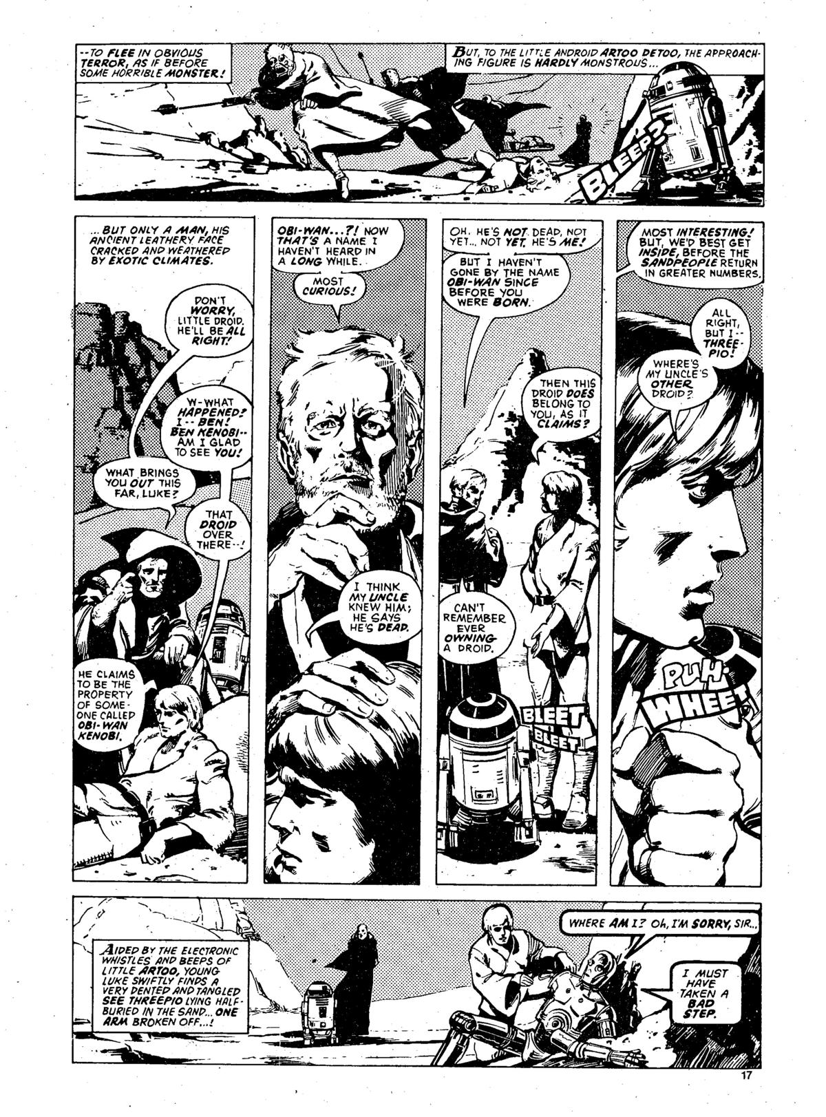 Read online Star Wars Weekly: The Empire Strikes Back comic -  Issue #139 - 17