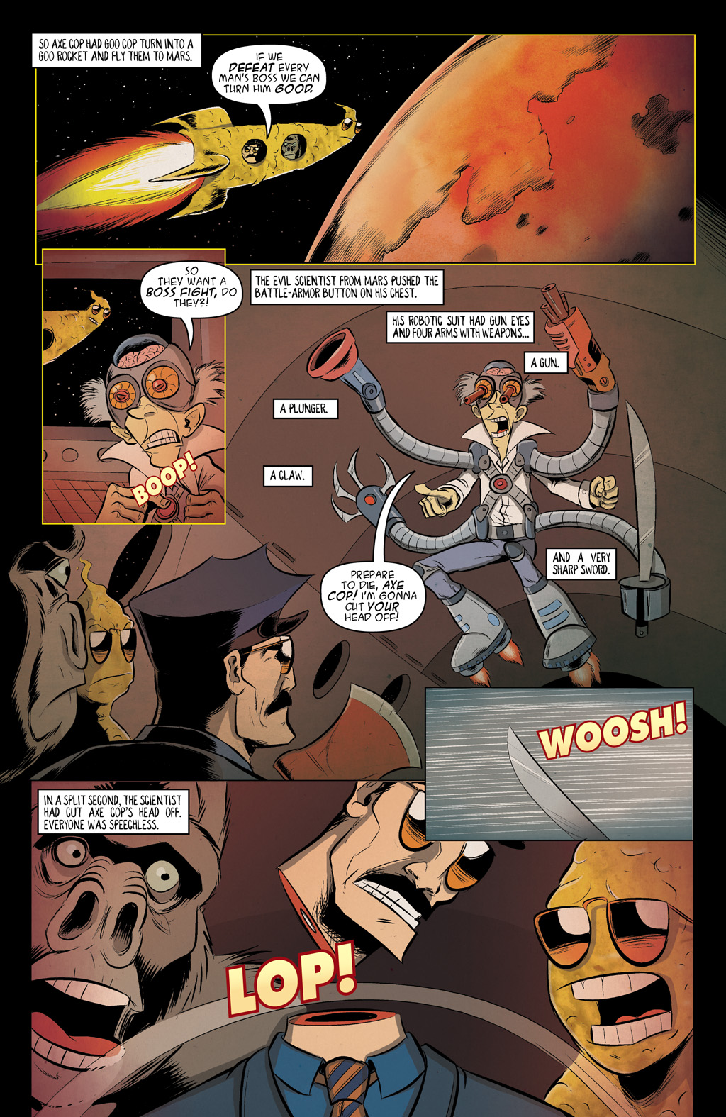 Read online Axe Cop: President of the World comic -  Issue #3 - 11