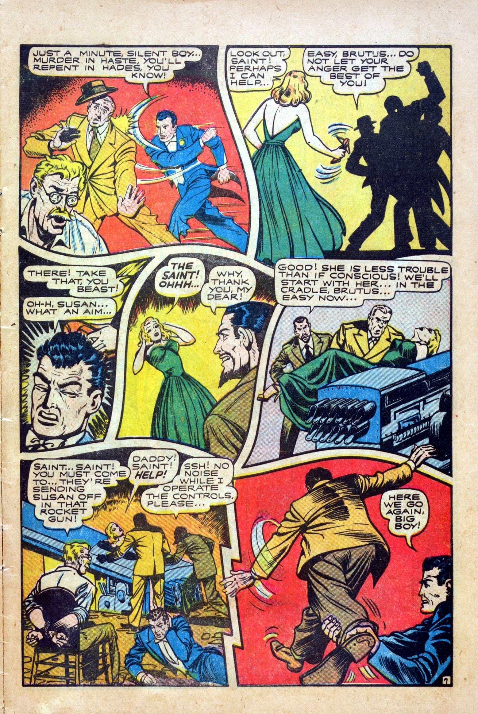 Read online The Saint (1947) comic -  Issue #1 - 9