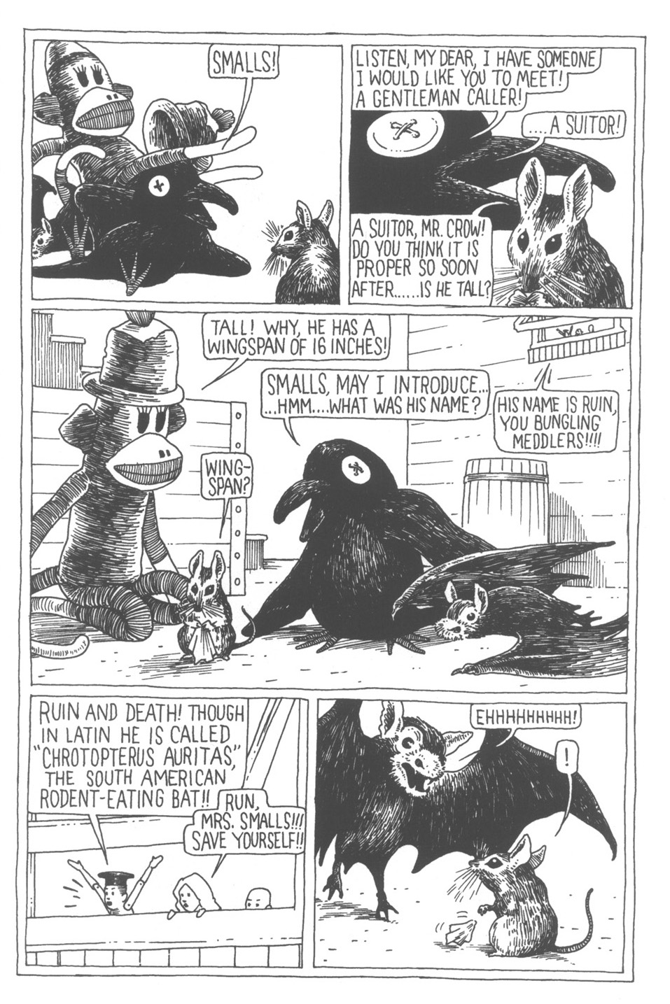 Read online Tony Millionaire's Sock Monkey (1999) comic -  Issue #1 - 19