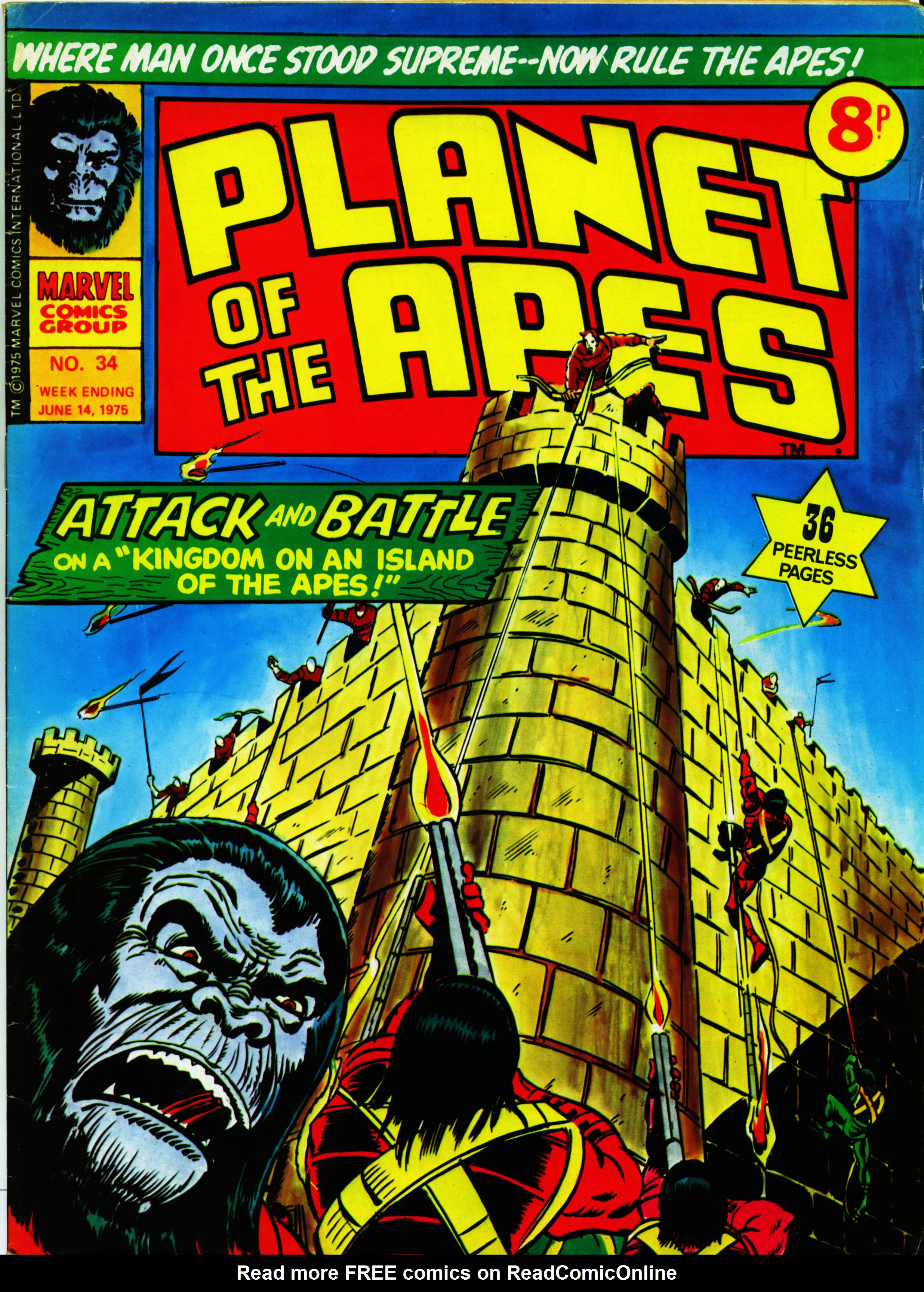 Read online Planet of the Apes (1974) comic -  Issue #34 - 1