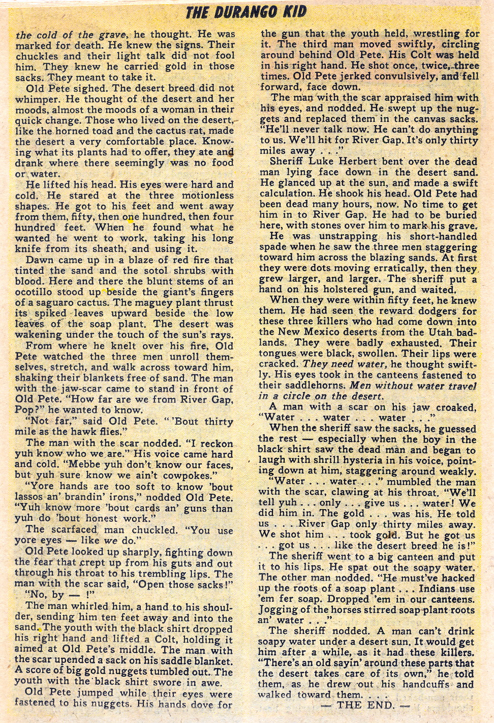 Read online Charles Starrett as The Durango Kid comic -  Issue #25 - 18