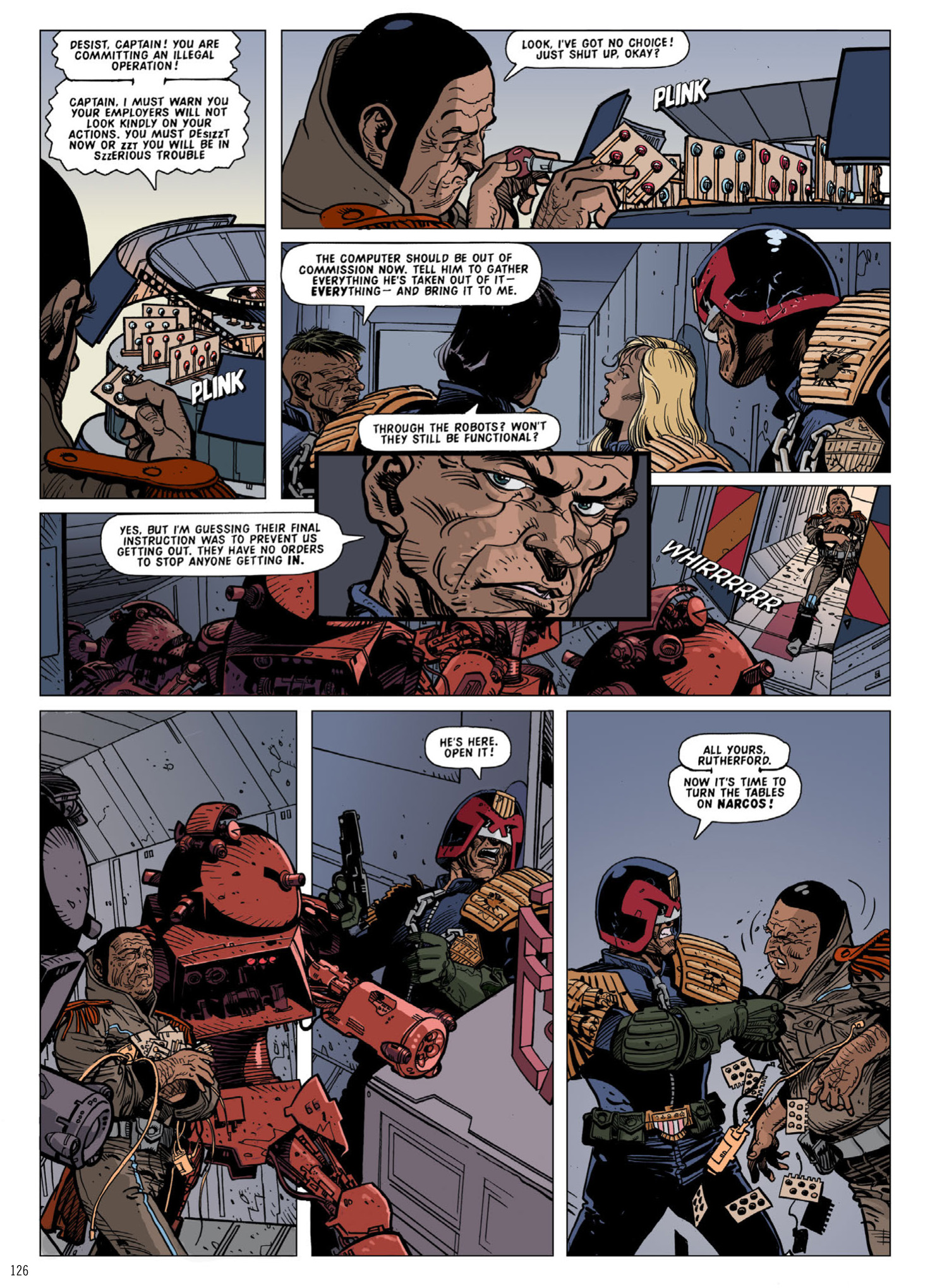 Read online Judge Dredd: The Complete Case Files comic -  Issue # TPB 30 - 128