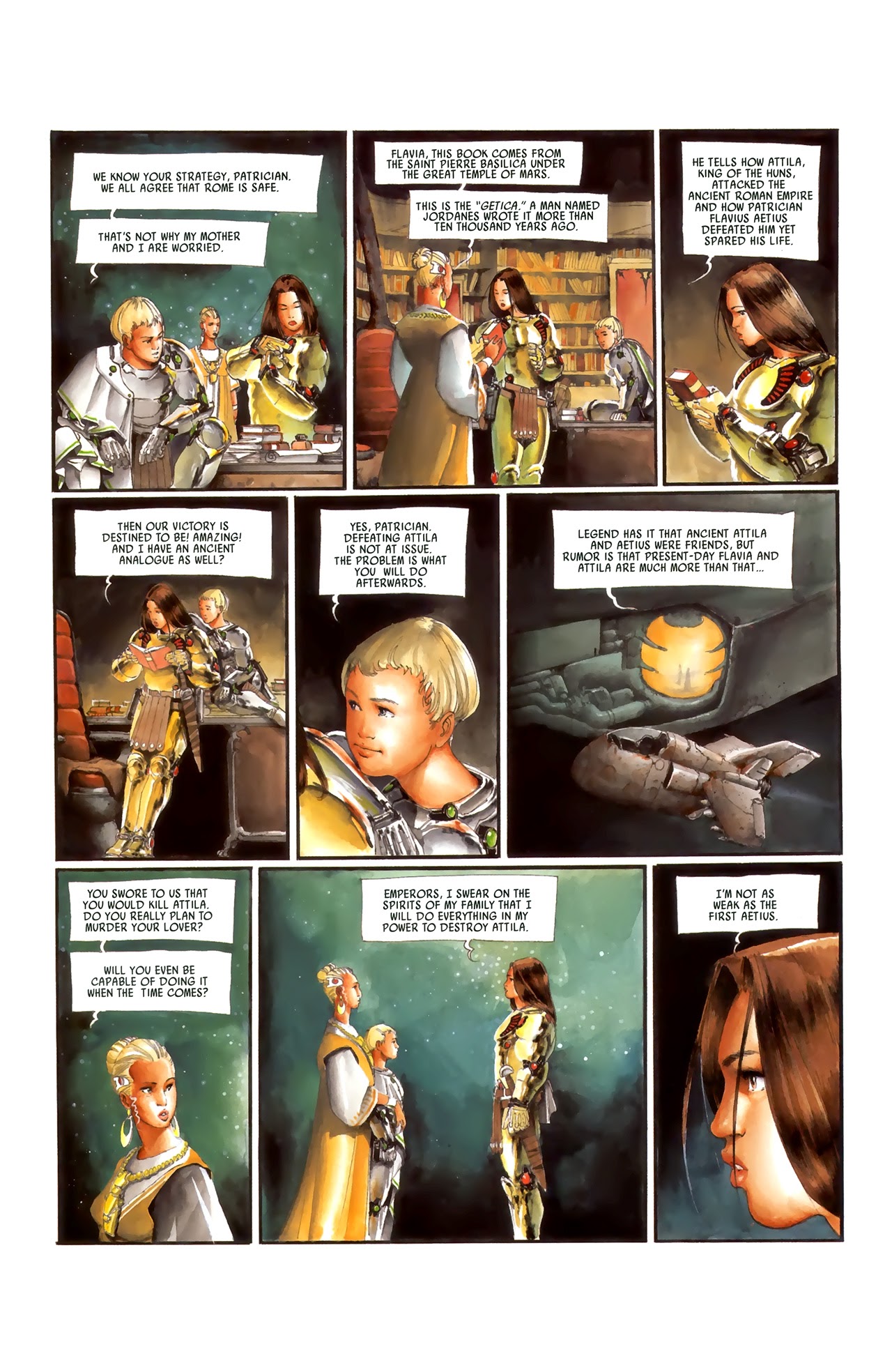 Read online Scourge Of The Gods: The Fall comic -  Issue #1 - 8