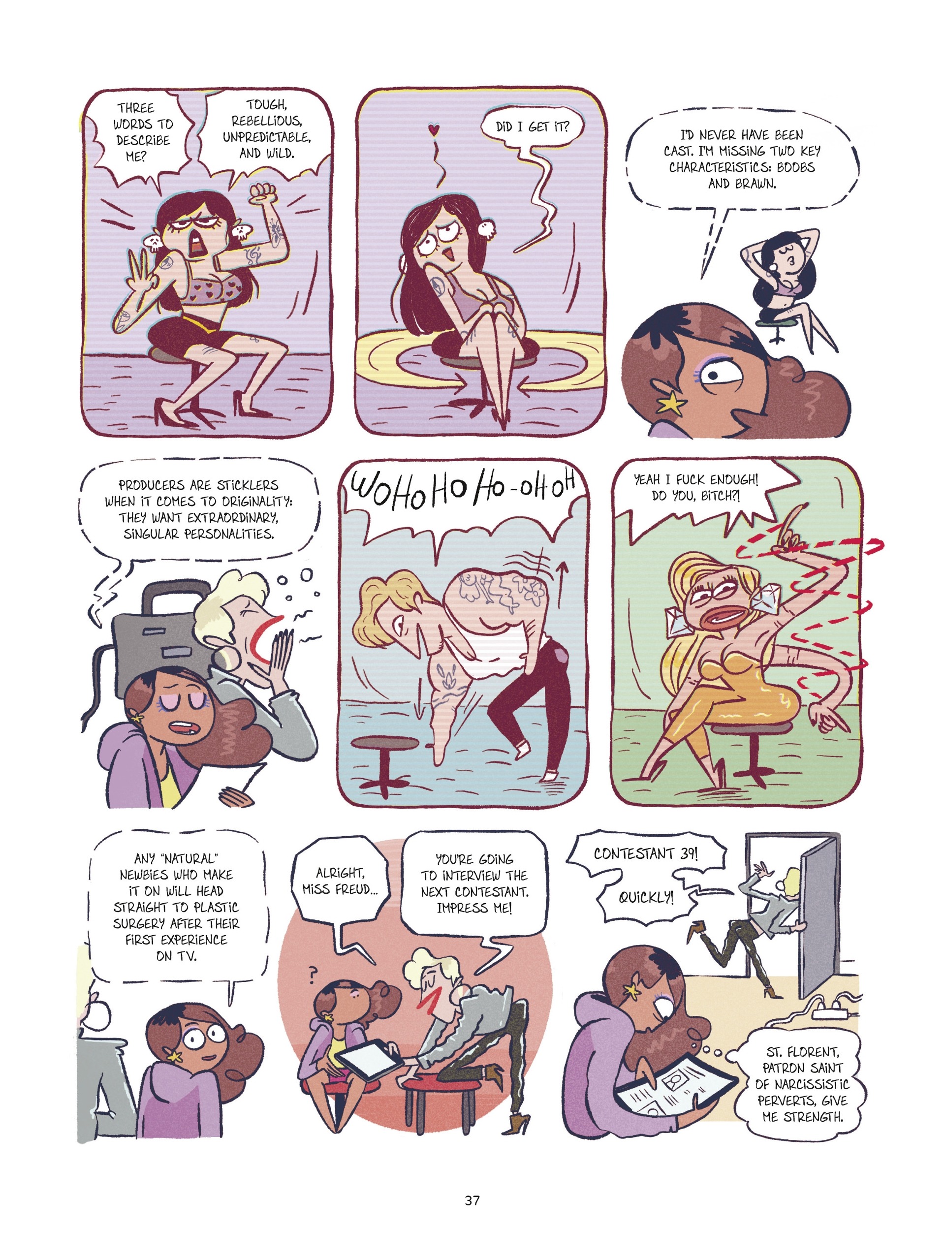 Read online Praising the Surface Behind the Scenes of Reality TV comic -  Issue # TPB - 33