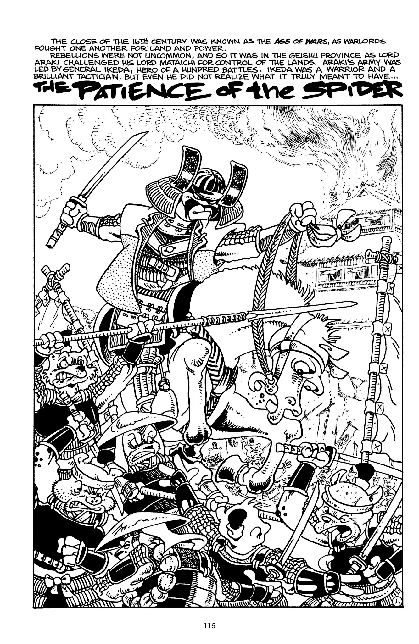 Read online The Usagi Yojimbo Saga comic -  Issue # TPB 2 - 115