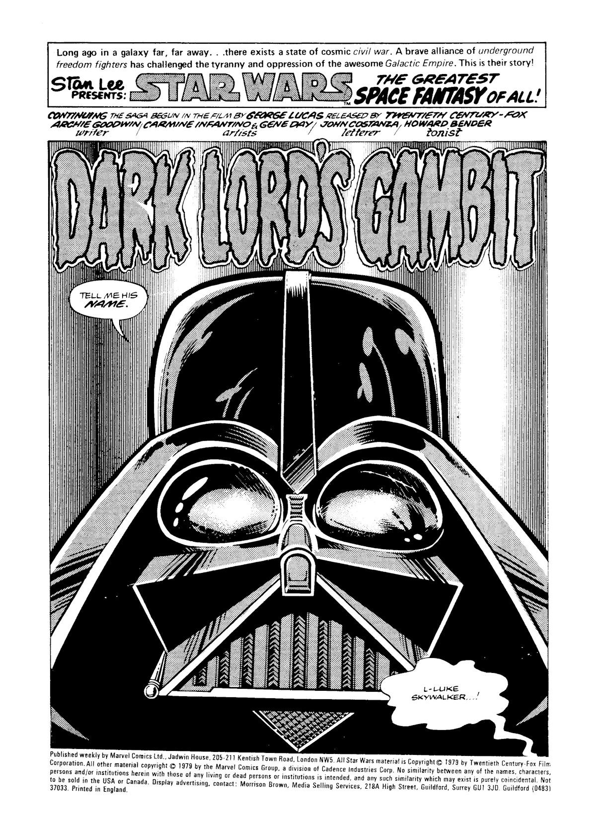 Read online Star Wars Weekly comic -  Issue #85 - 2